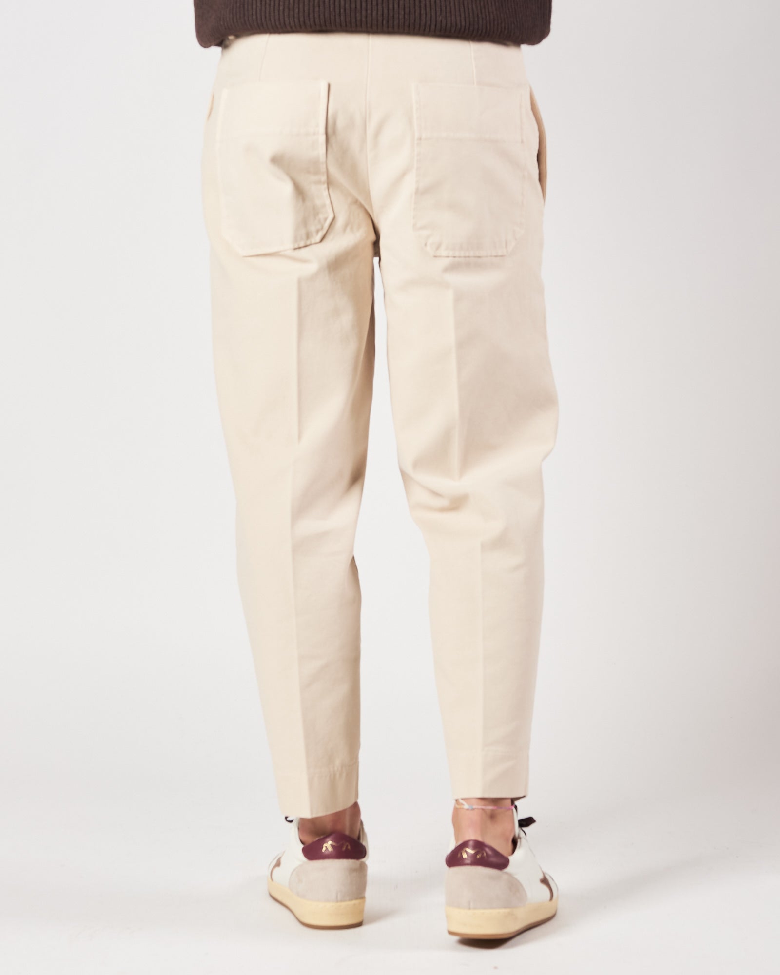 Pantalone Bonheur over fit beige
