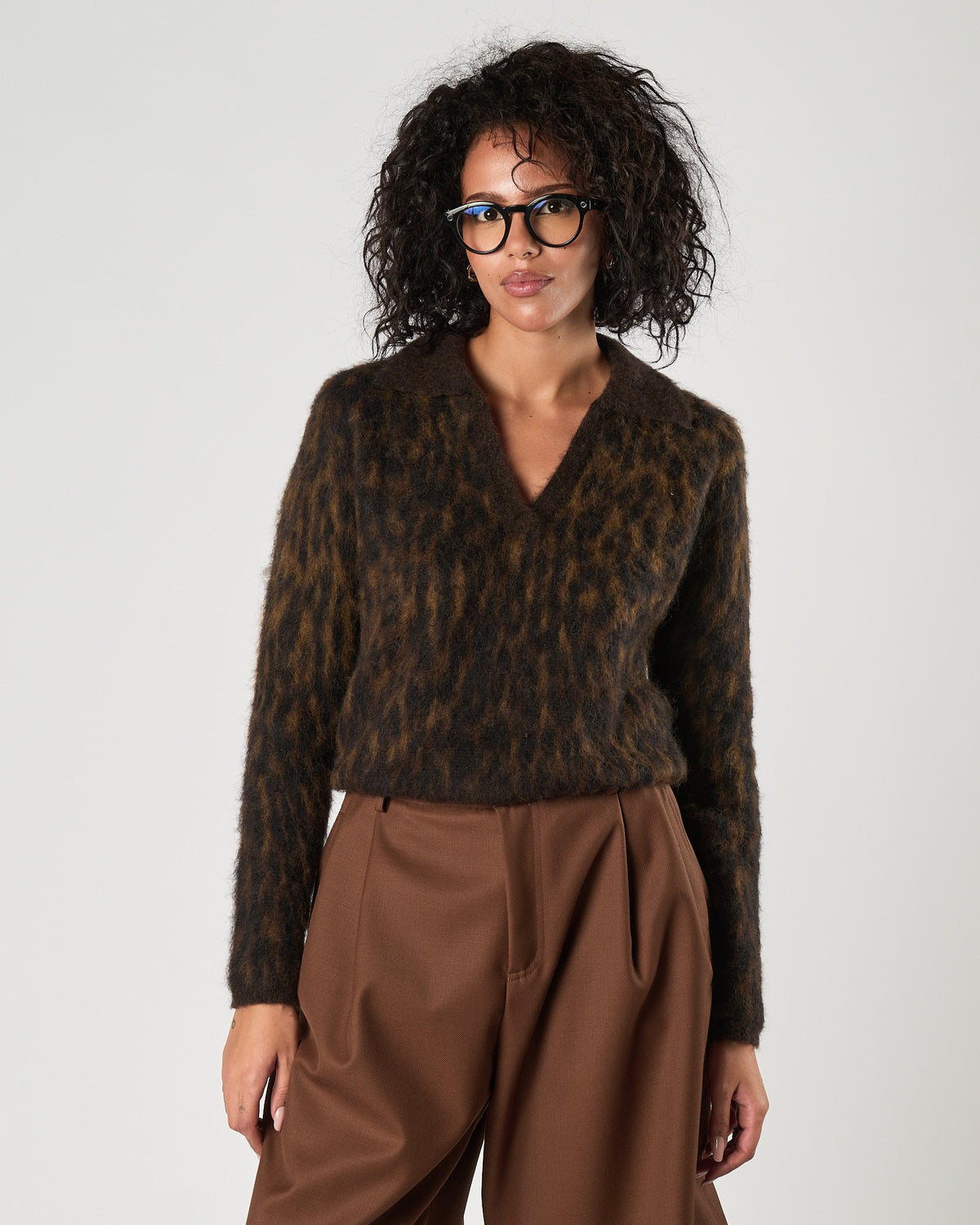 Polo Roberto Collina stampa animalier