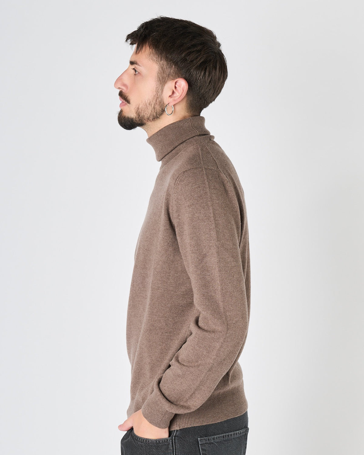 Maglia A|STORE dolcevita tortora