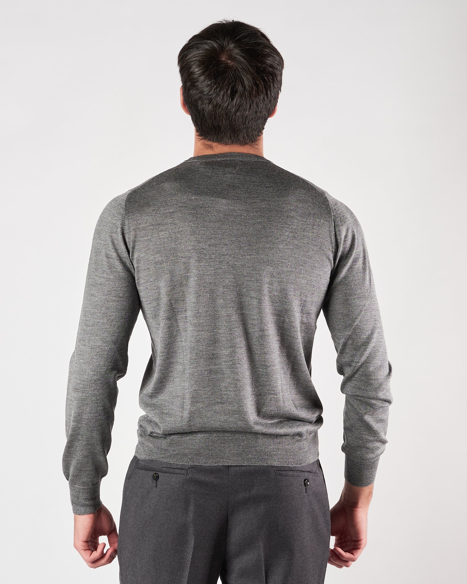 Maglia A|STORE girocollo grigio
