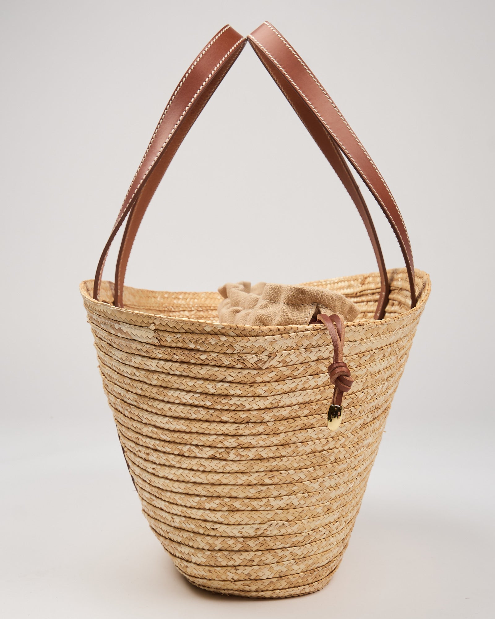 Borsa Orciani tropea in paglia beige