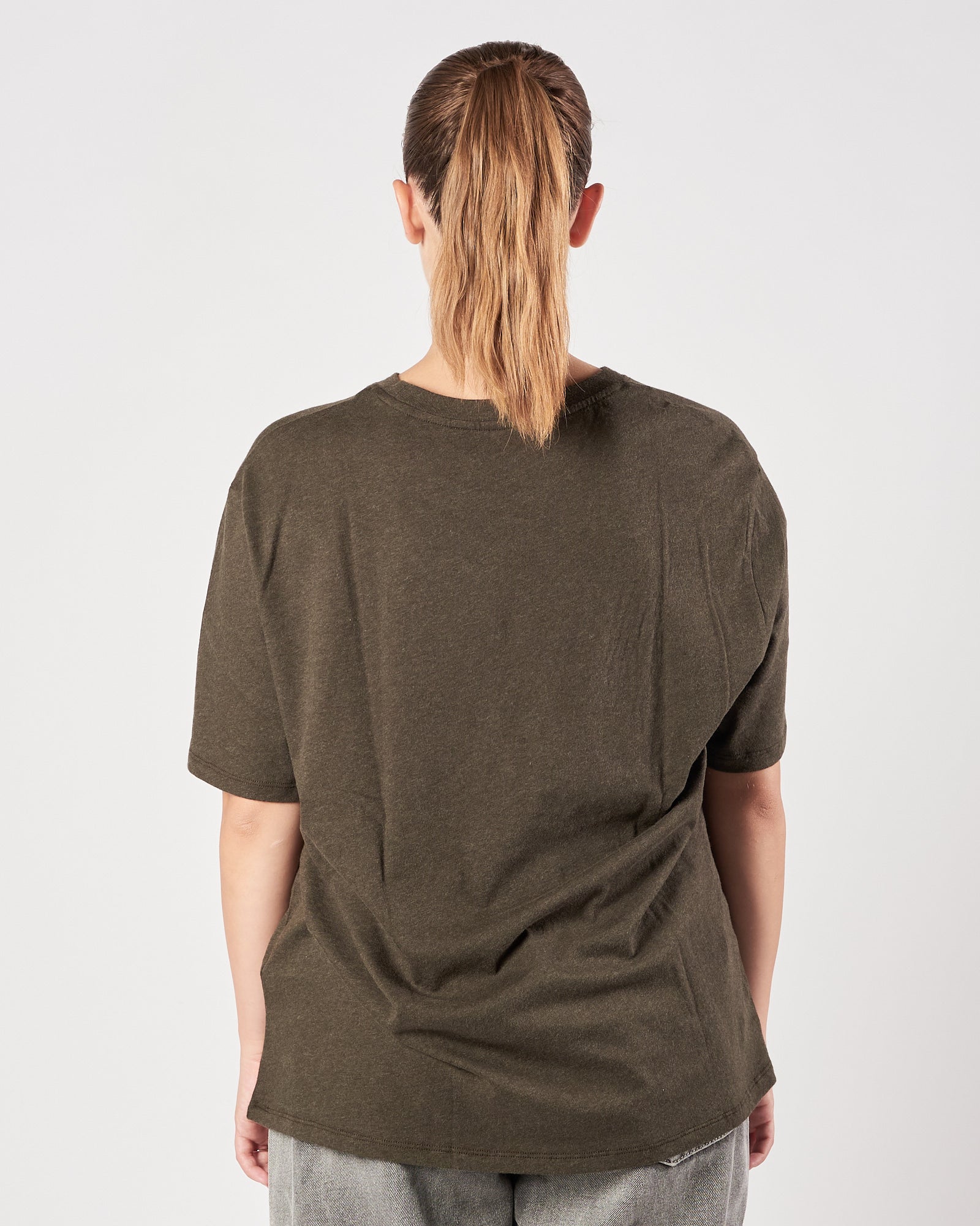 T-shirt Majestic girocollo forest