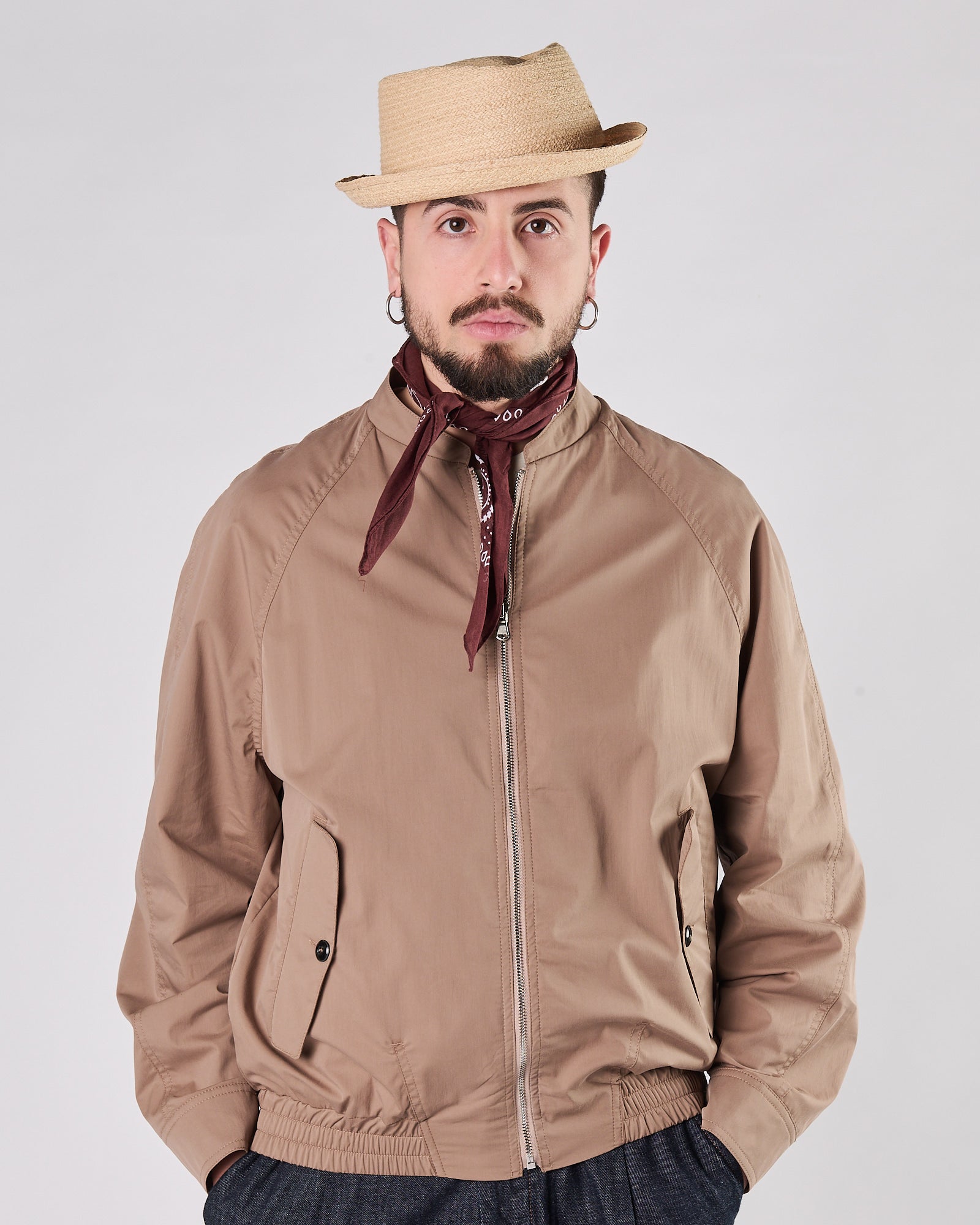 Giacchetto Officina36 in cotone cammello