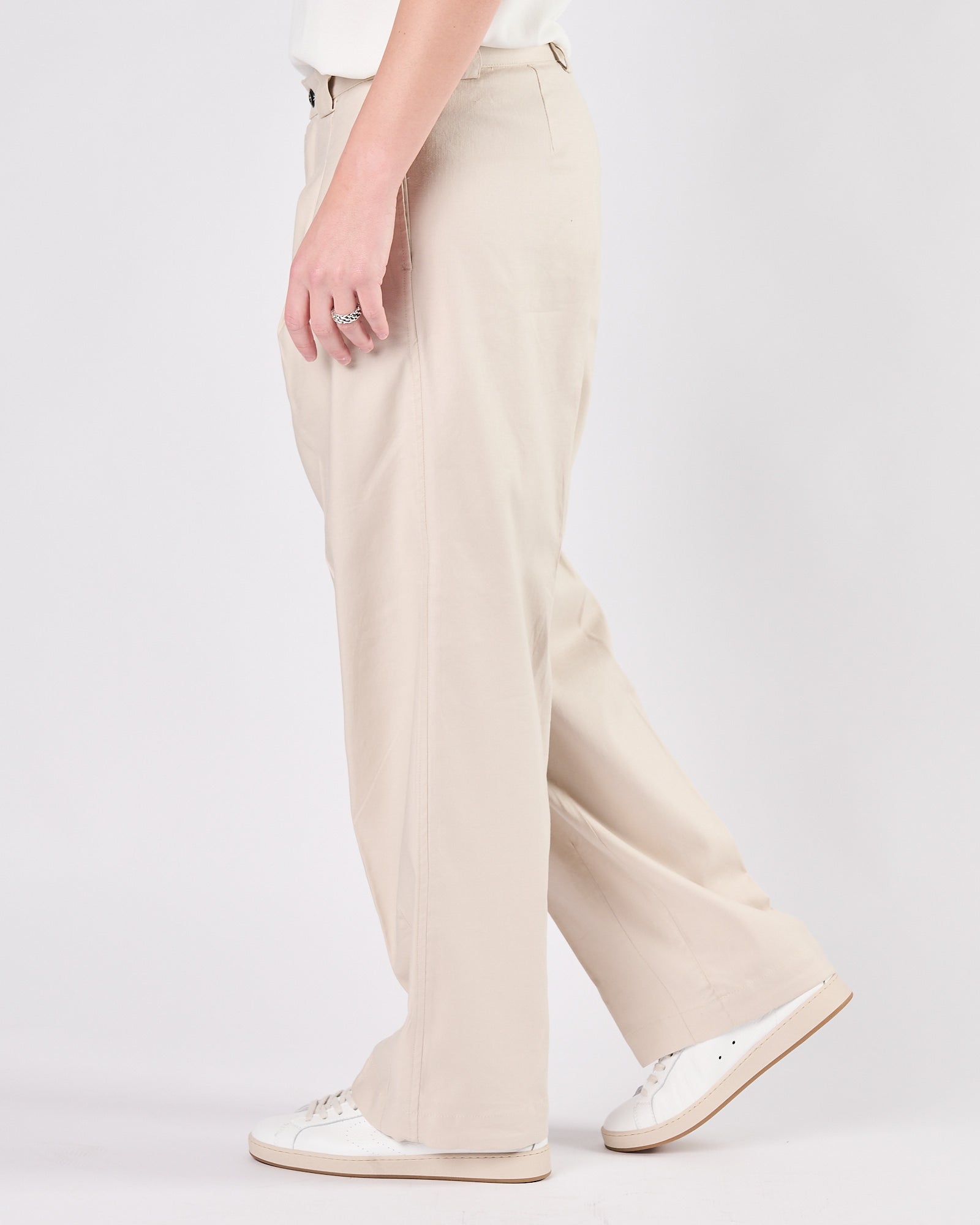 Pantalone Aimé morbido beige
