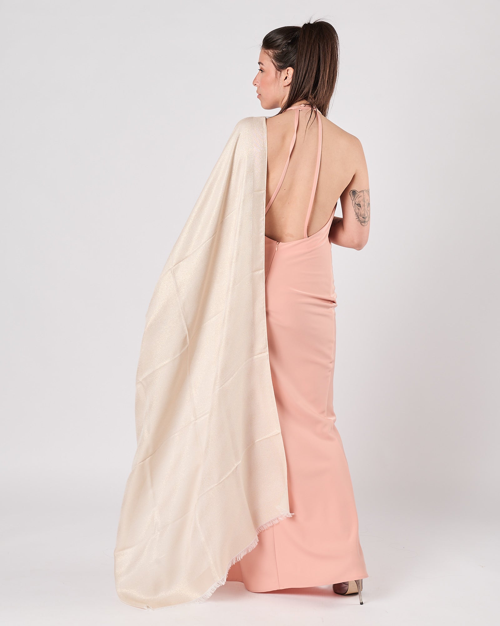 Sciarpa D'Aniello lurex oro