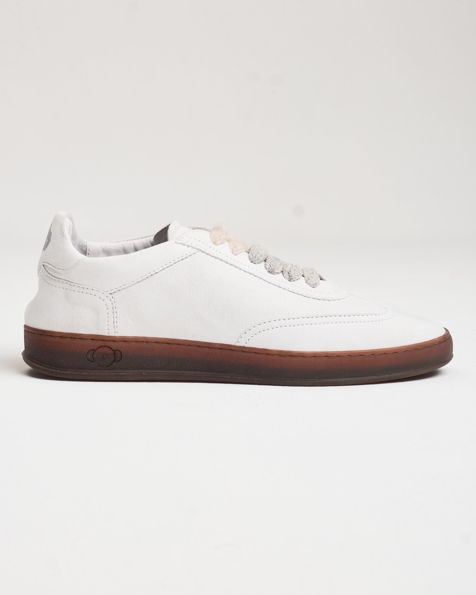 Sneaker Soldini in pelle bianca