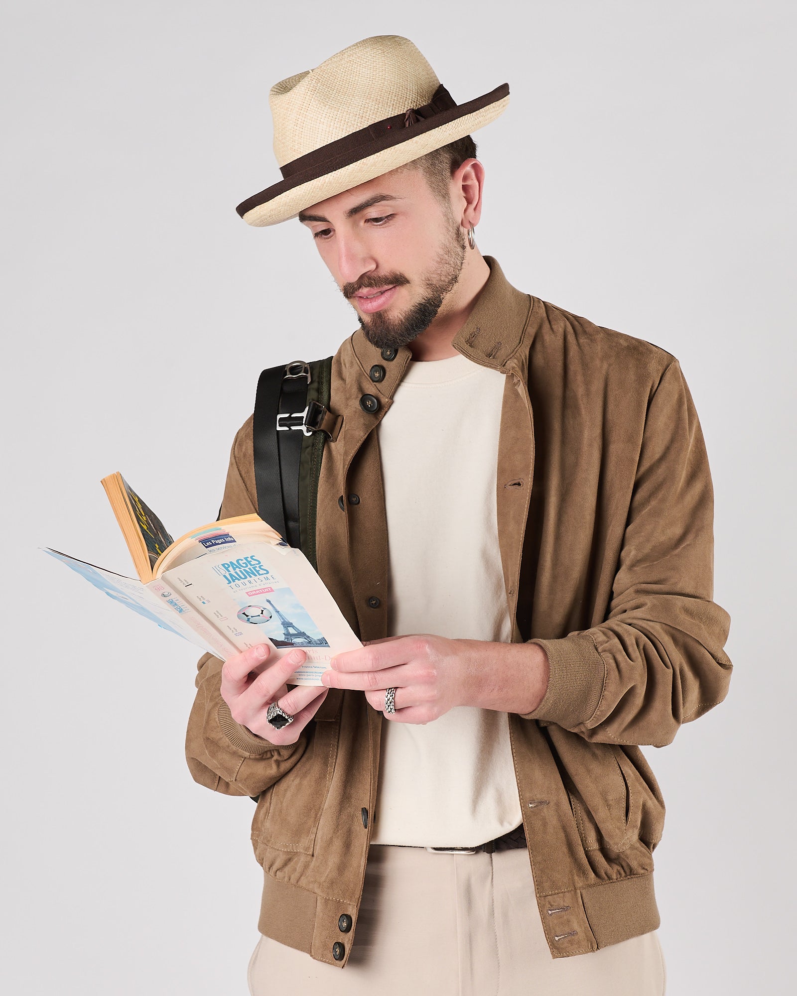 Giacchetto D'amico in suede beige