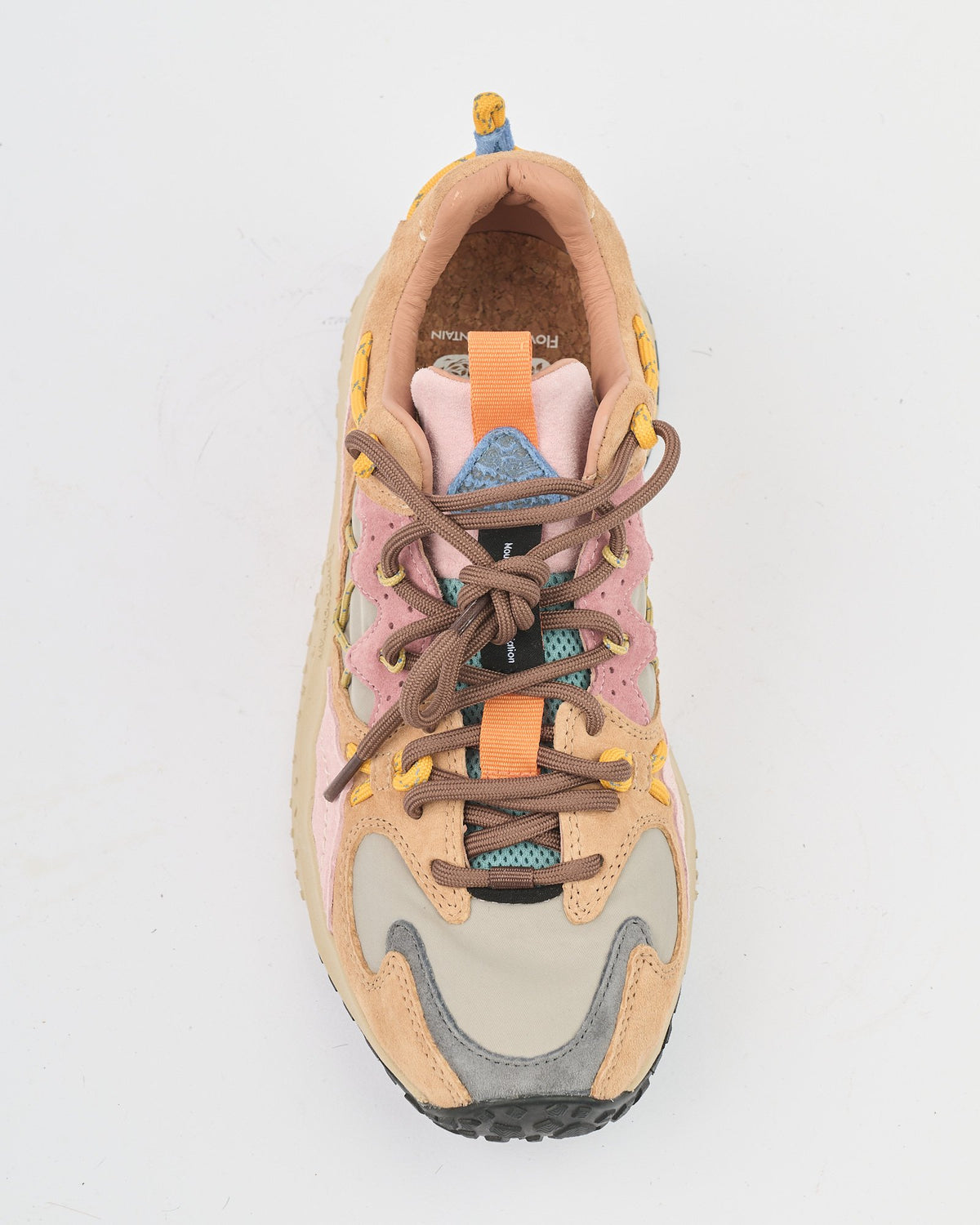 Sneaker Flower Mountain cognac taupe pink