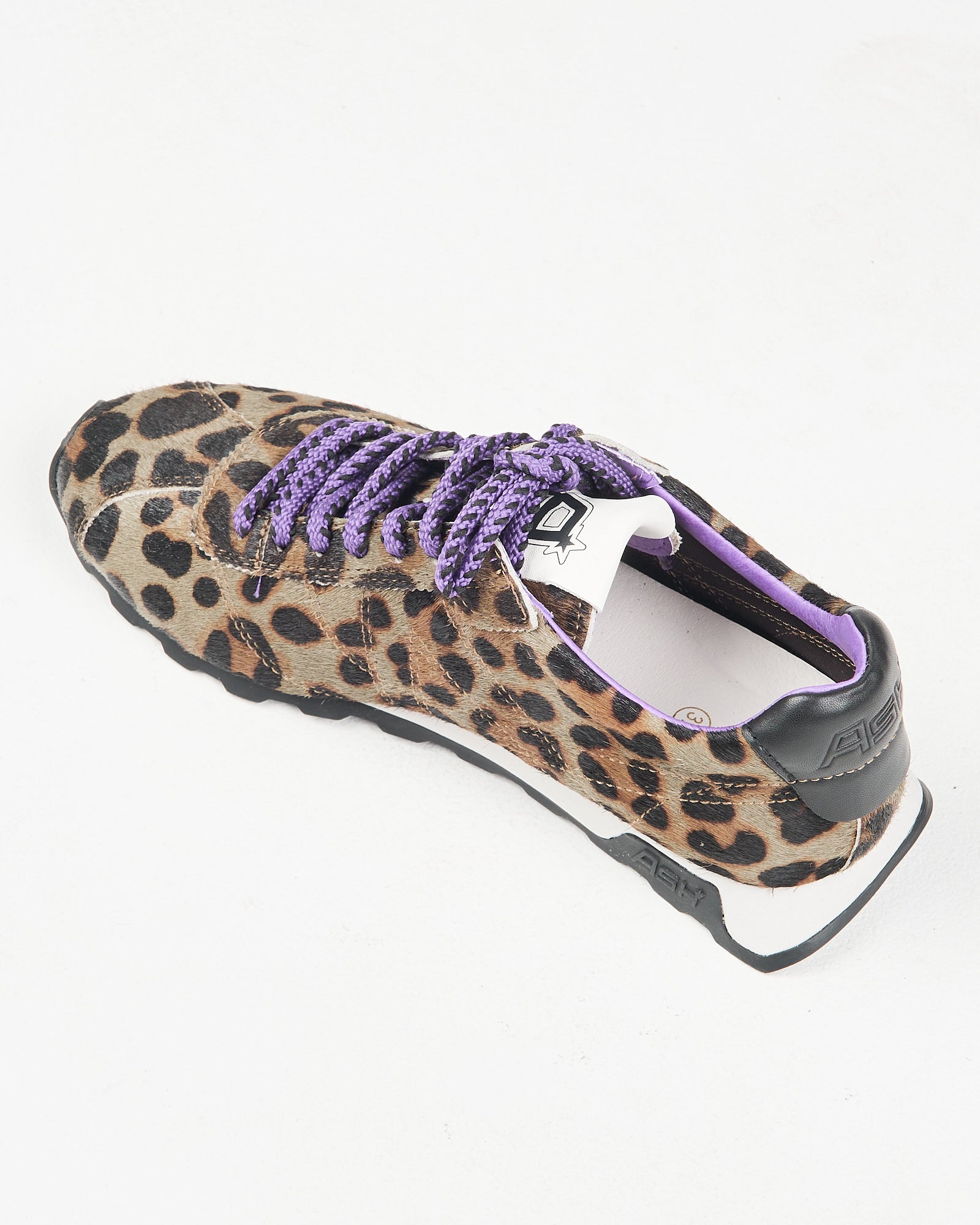 Sneaker Ash cavallino leopard military