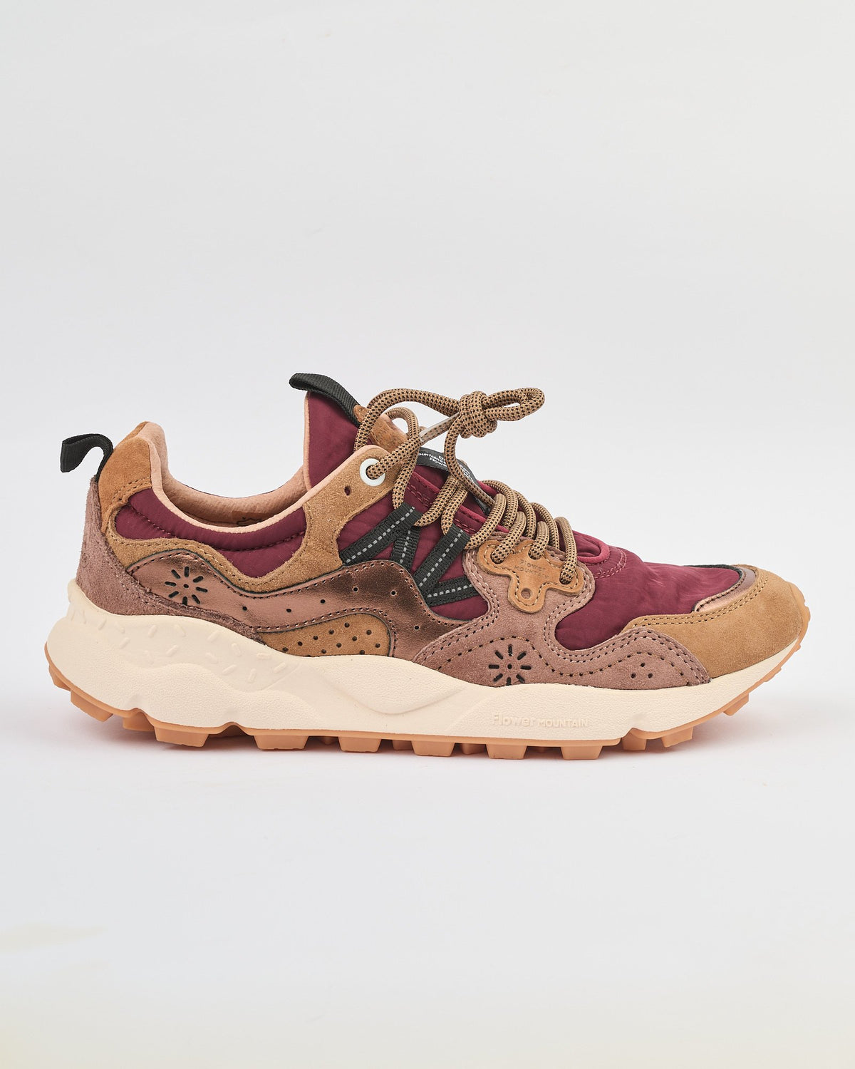 Sneaker Flower Mountain Oak Bordeaux Bronze