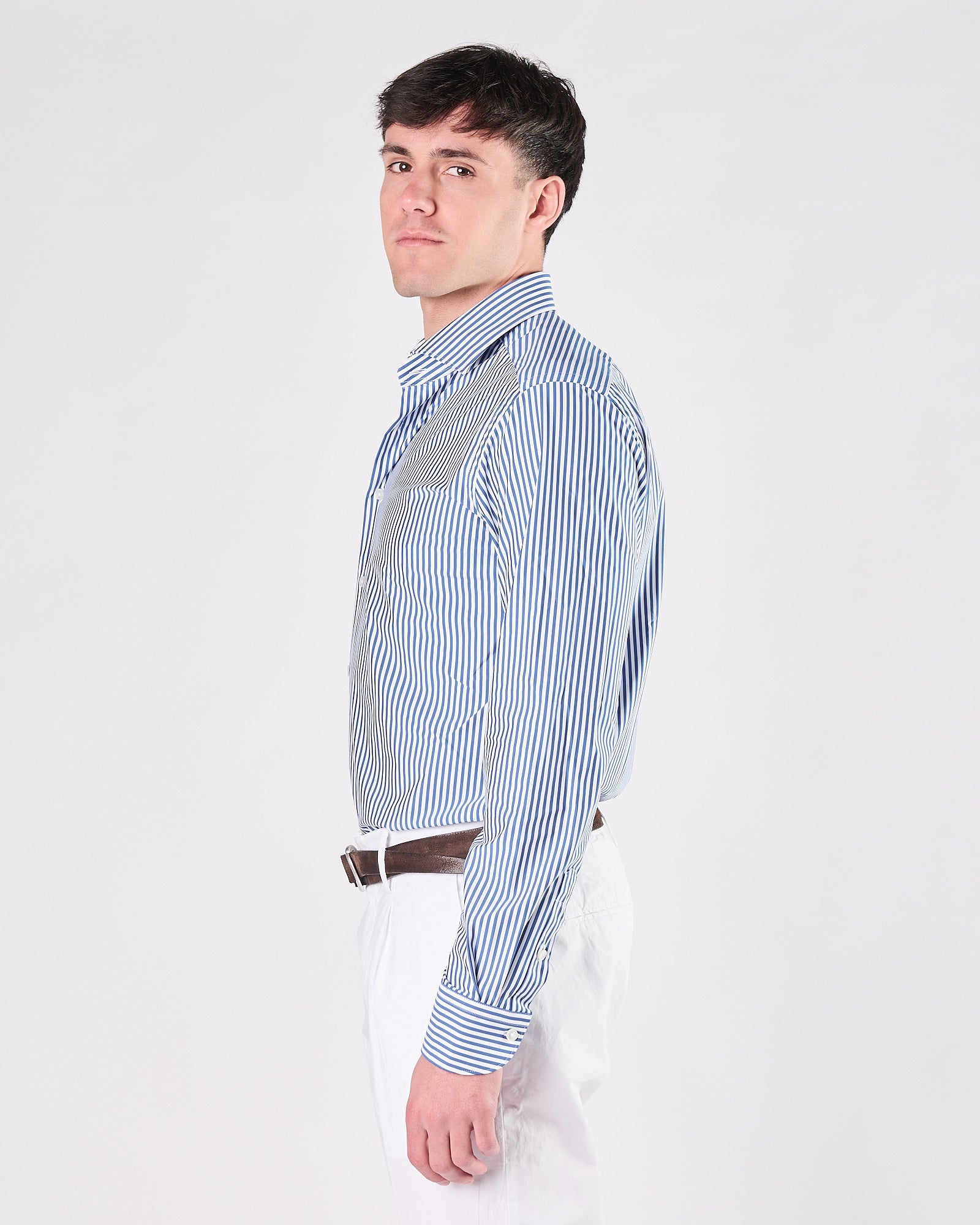 Camicia Xacus active riga blu