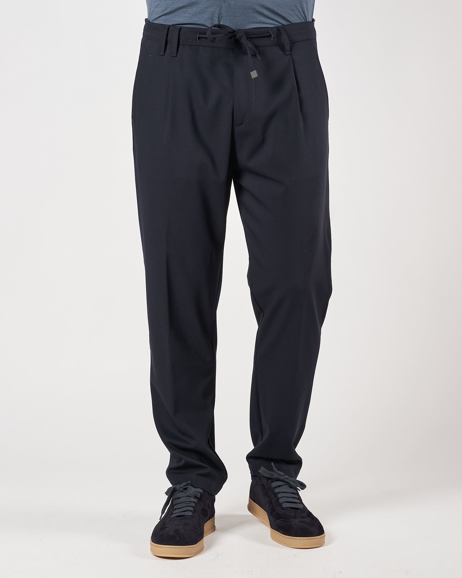 Pantalone Officina36 con pences blu