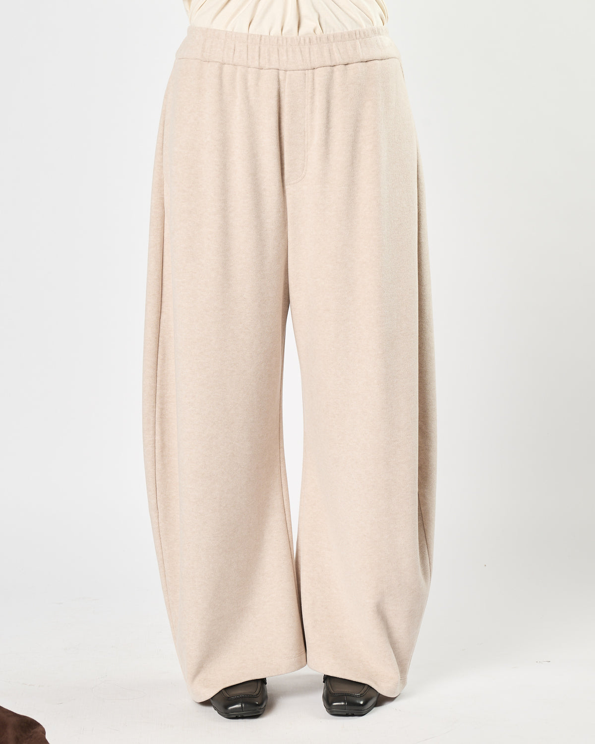 Pantalone Eleh in felpa beige