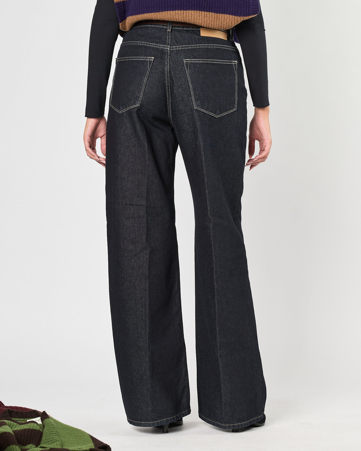 Jeans God Save Denim gamba morbida blu scuro
