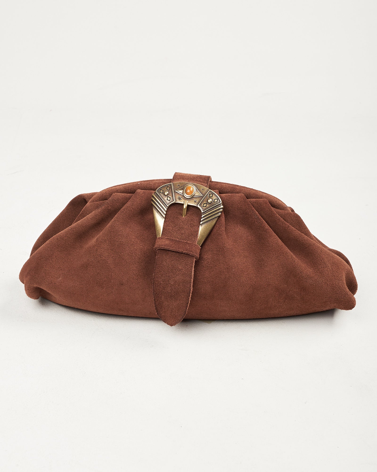 Borsa Alberto Luti in camoscio ambra