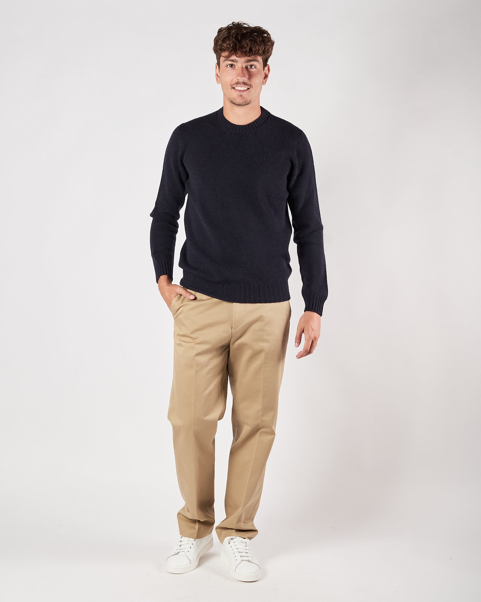 Pantalone A|STORE largo beige