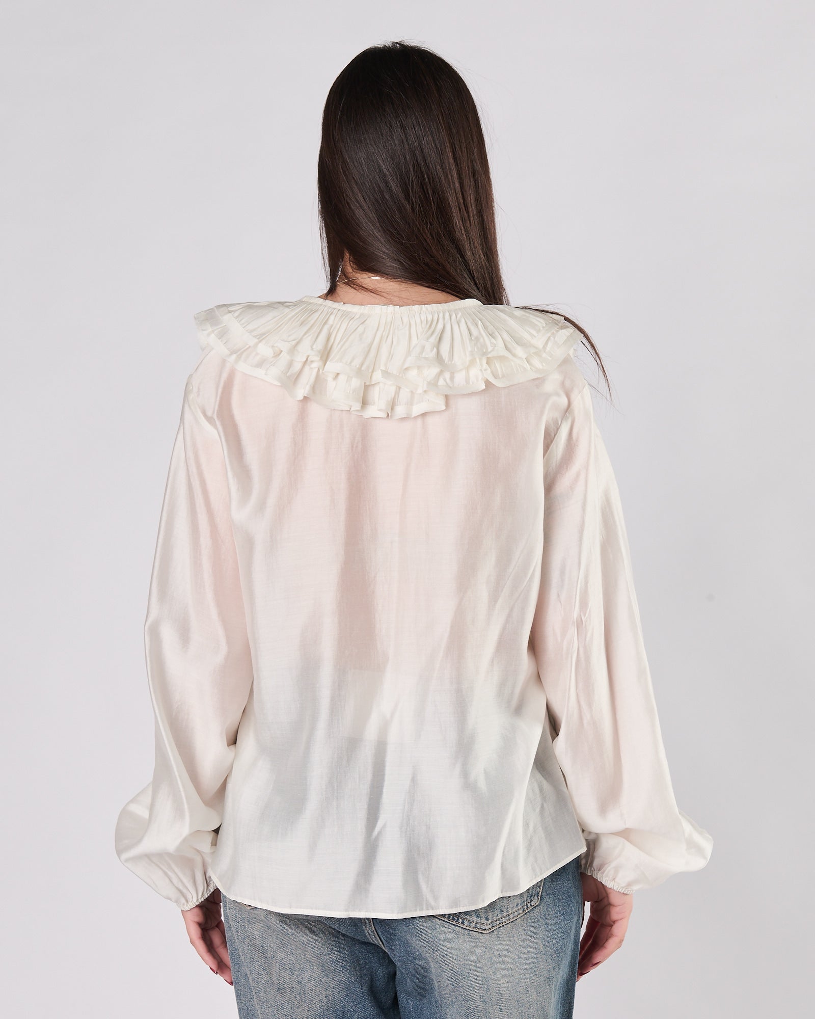 Camicia Eleh panna rouge