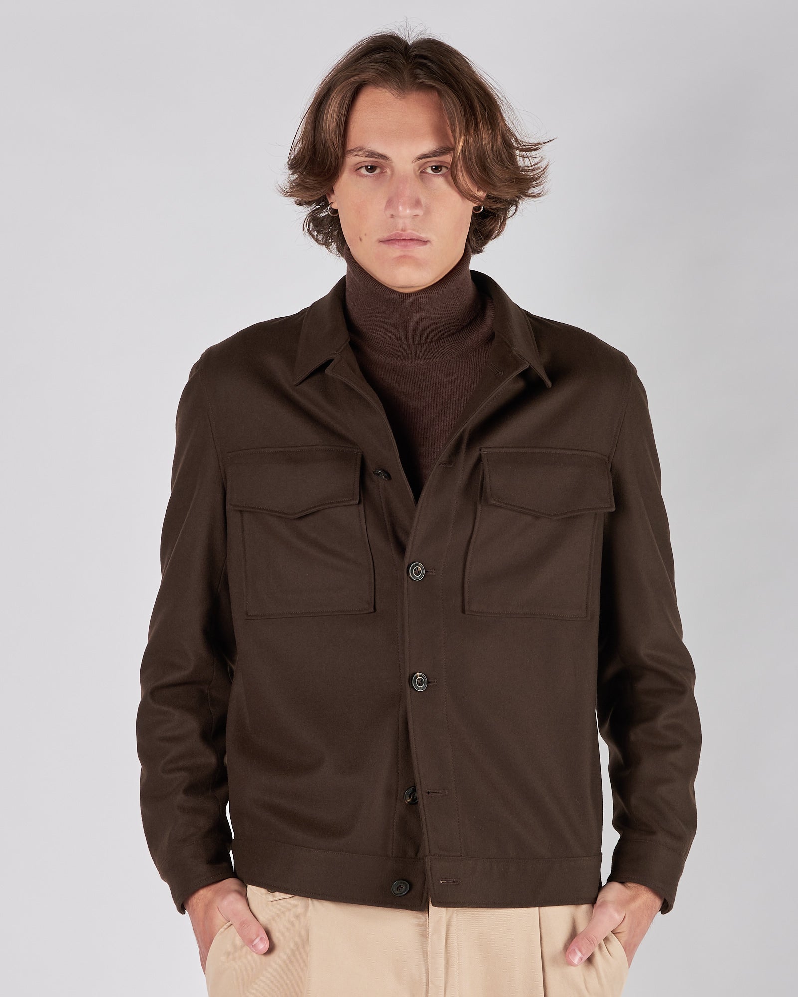 Giacca Camicia Lbm1911 testa di moro