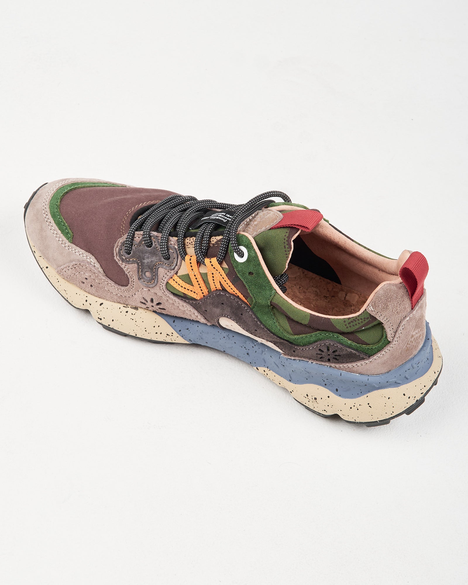 Sneaker Flower Mountain Dark Grey-Antracite-Black