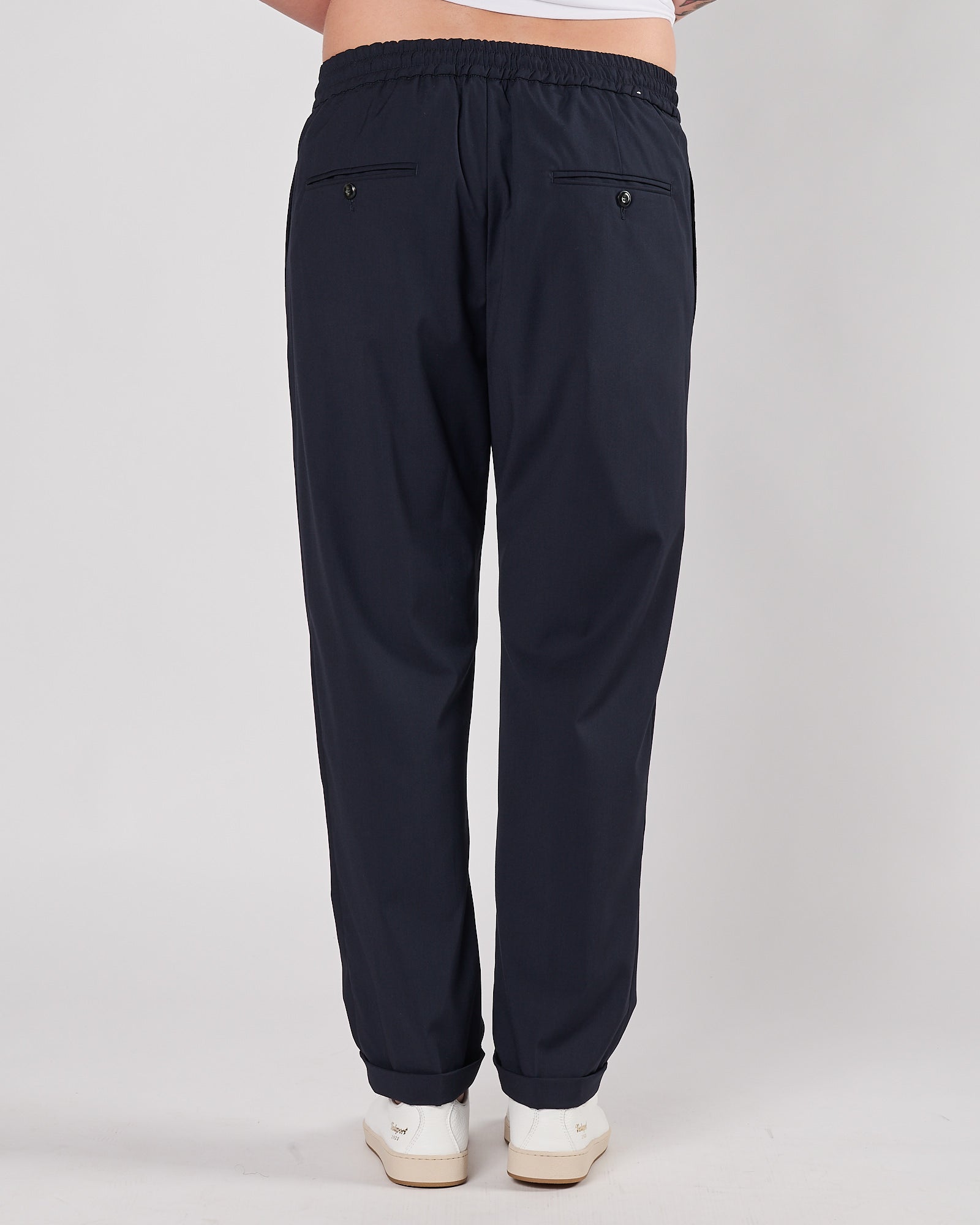 Pantalone Officina36 con laccio blu
