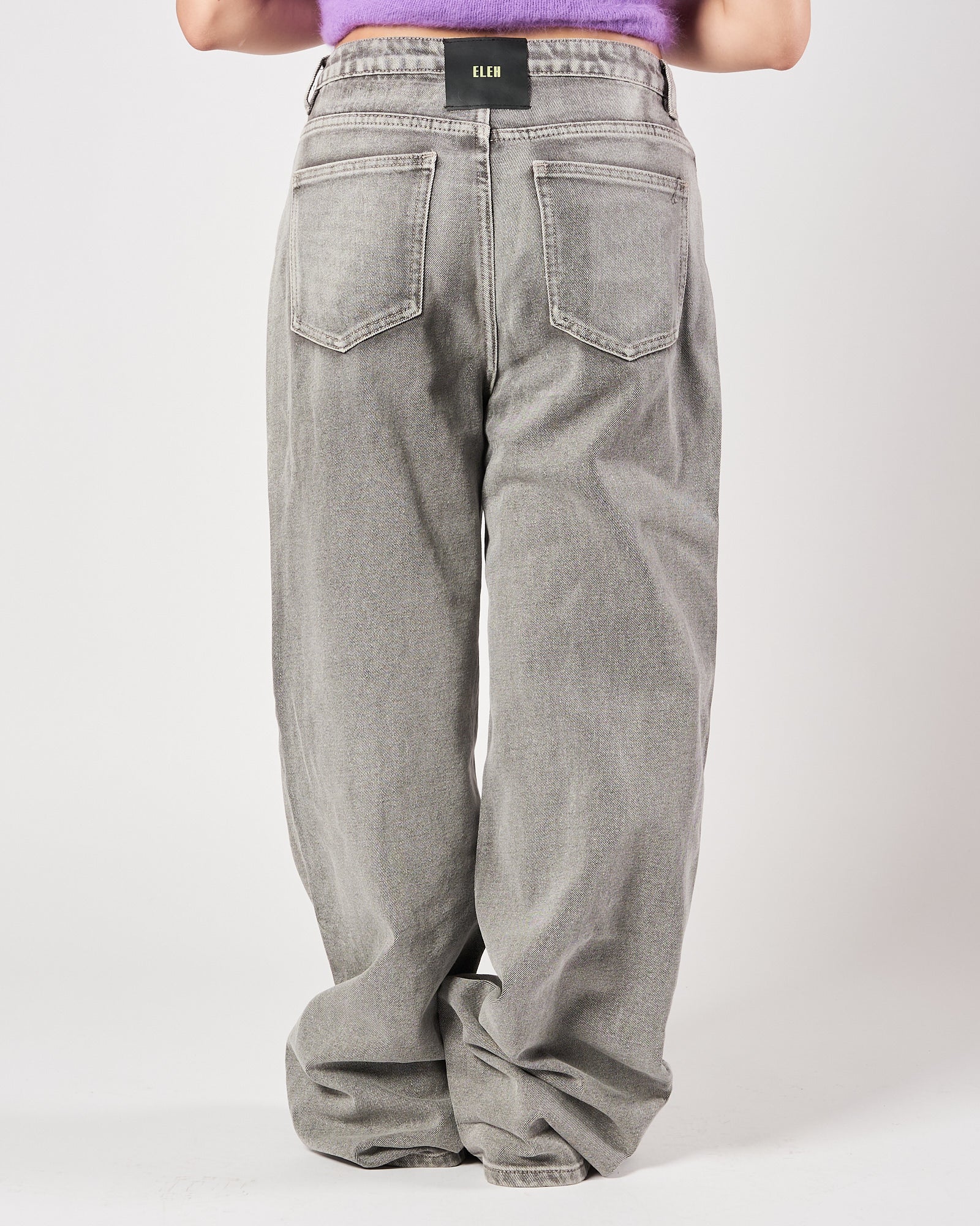 Jeans Eleh largo grigio