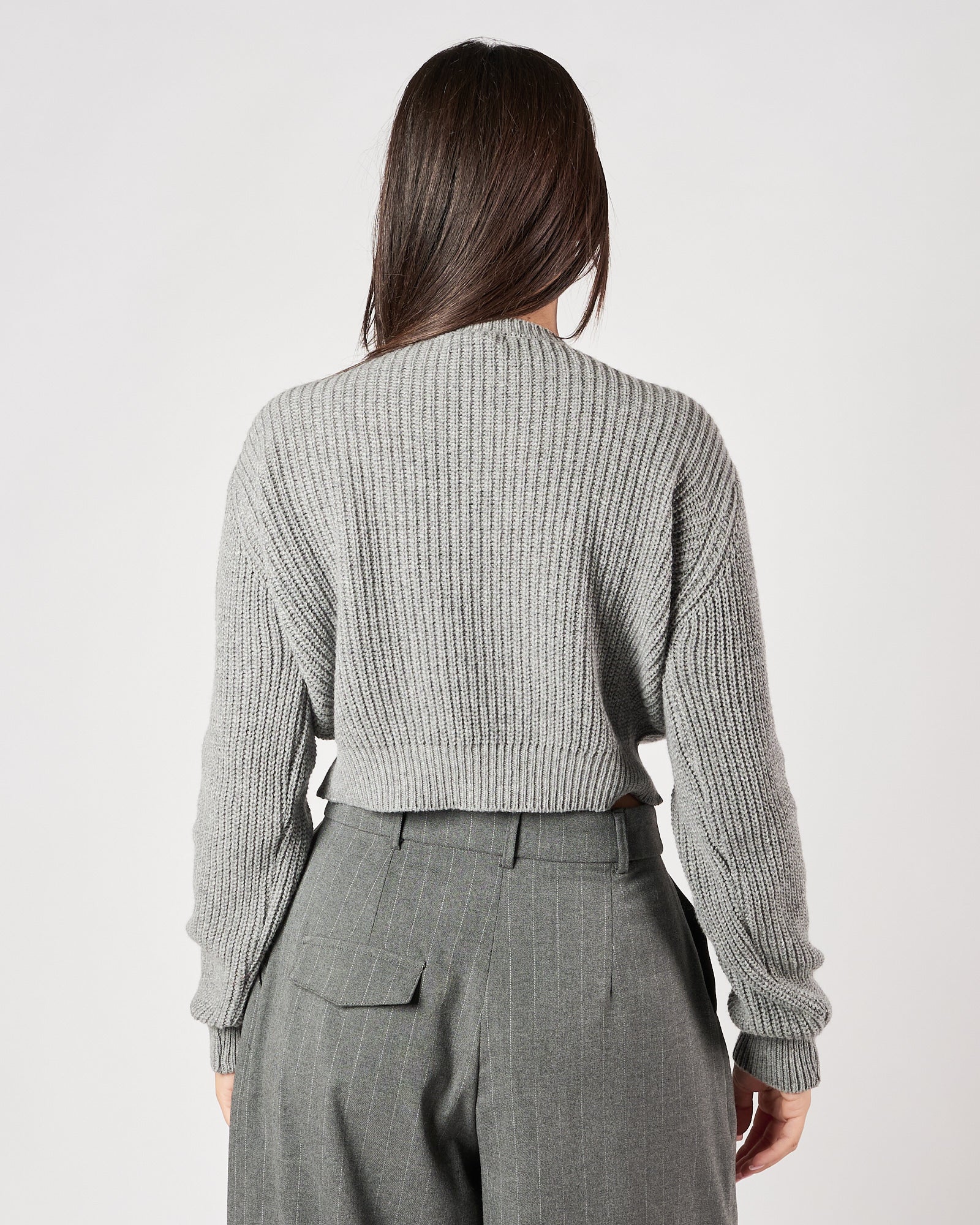 Maglia Marc Ellis girocollo corta grigia con logo