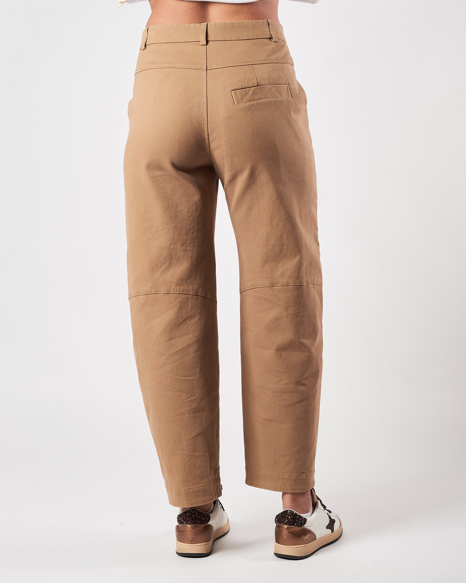 Pantalone Tela9 morbido cammello