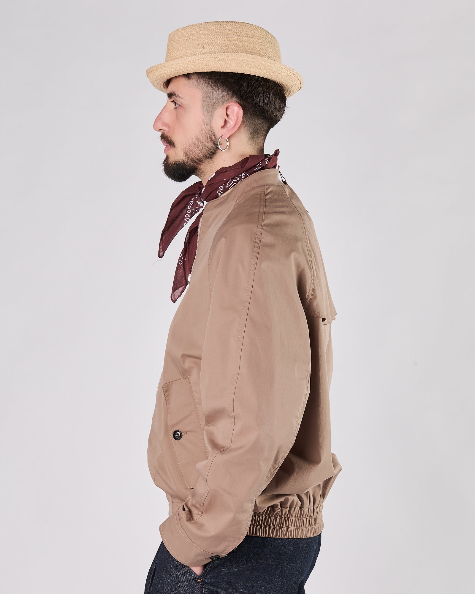 Giacchetto Officina36 in cotone cammello