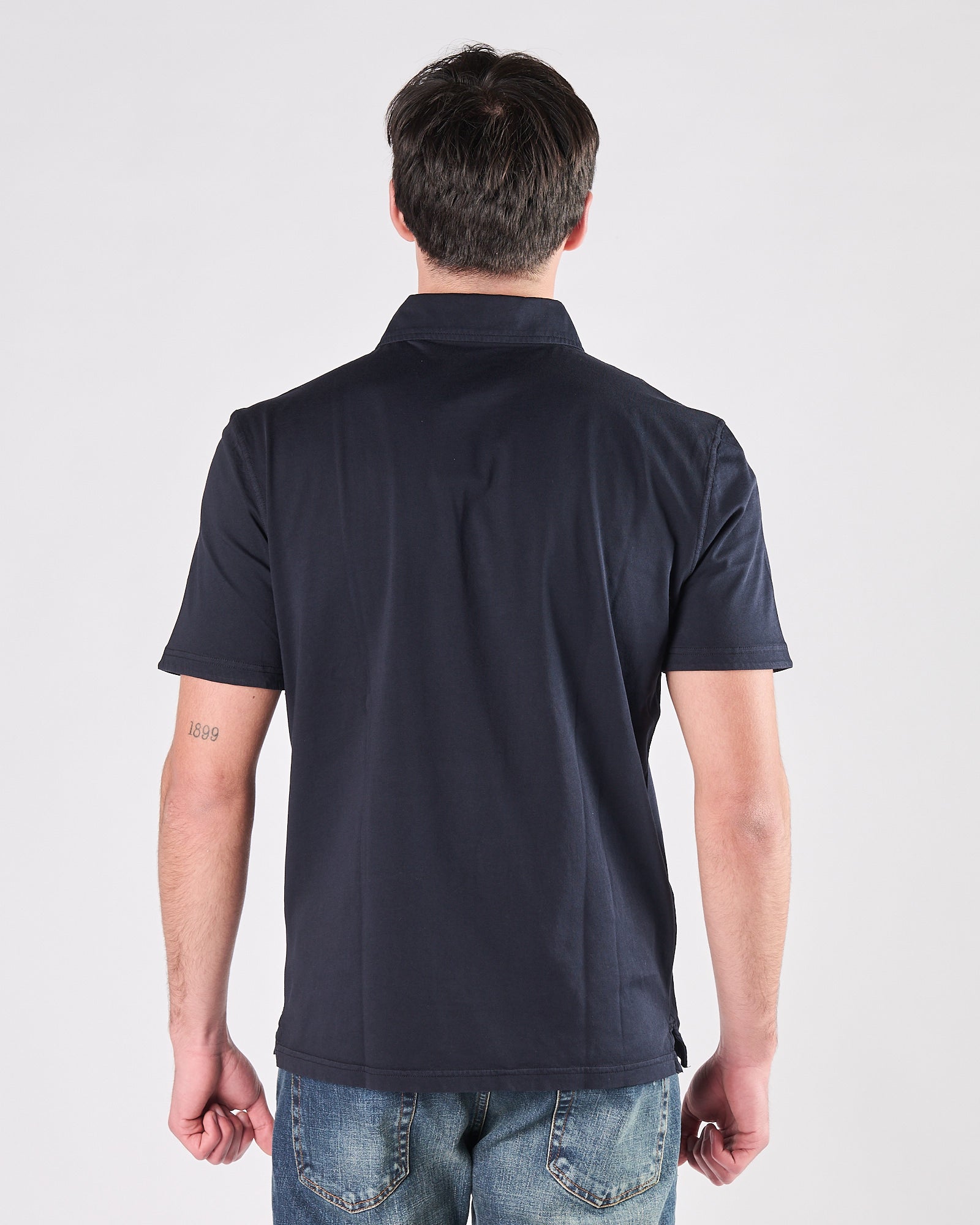 Polo Bl'ker manica corta navy