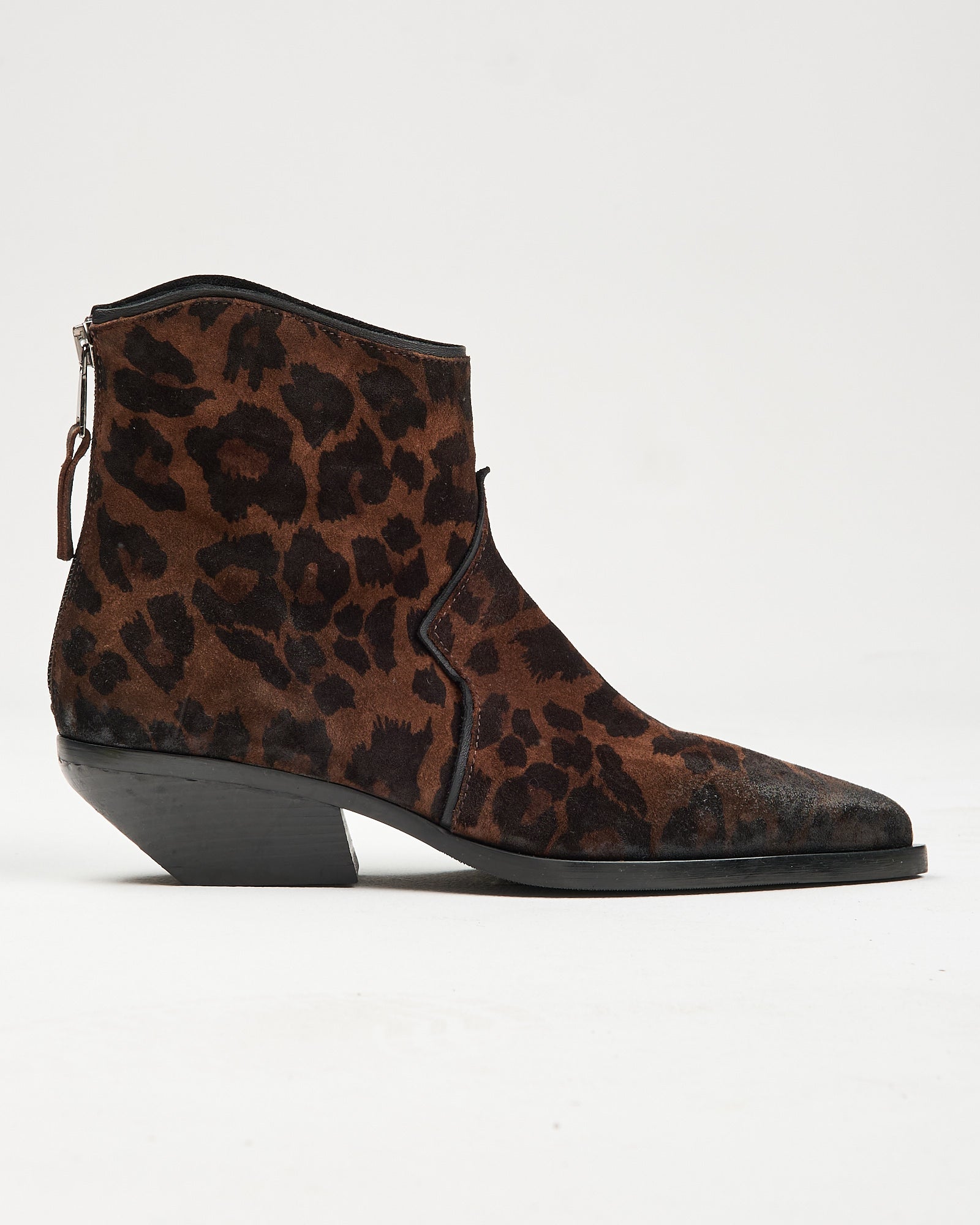 Texano Elena Iachi in camoscio leopard