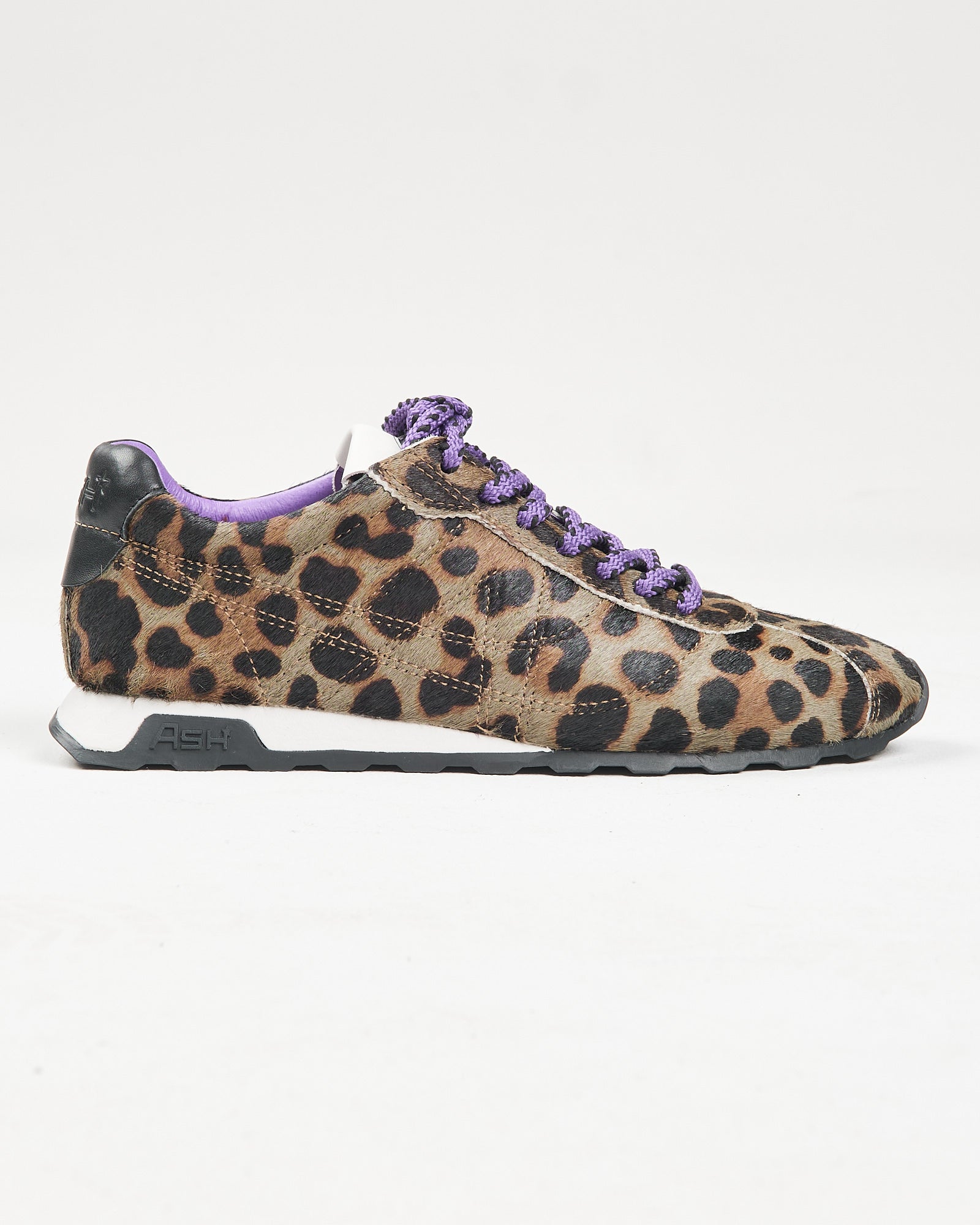 Sneaker Ash cavallino leopard military