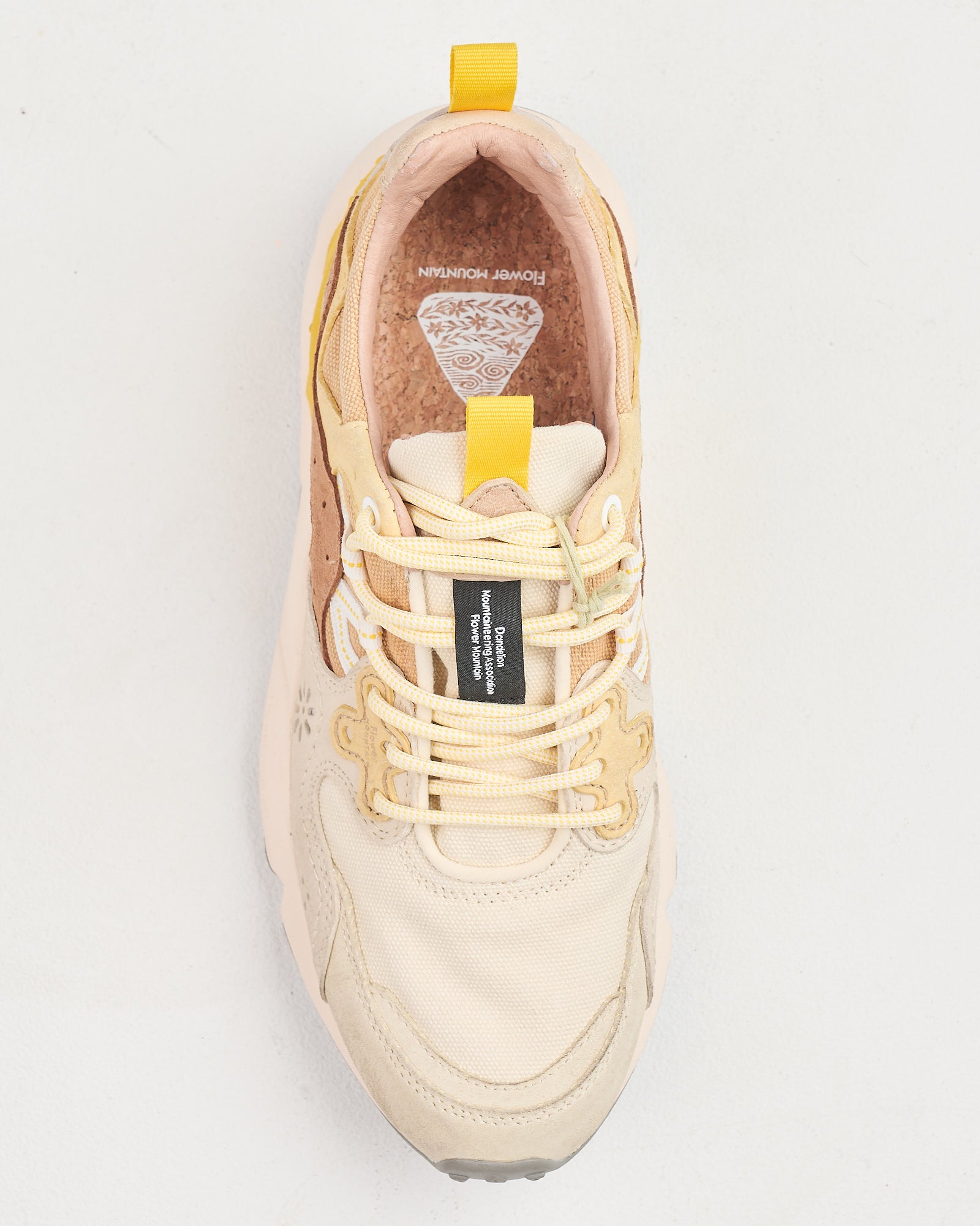 Sneaker Flower Mountain beige white brown