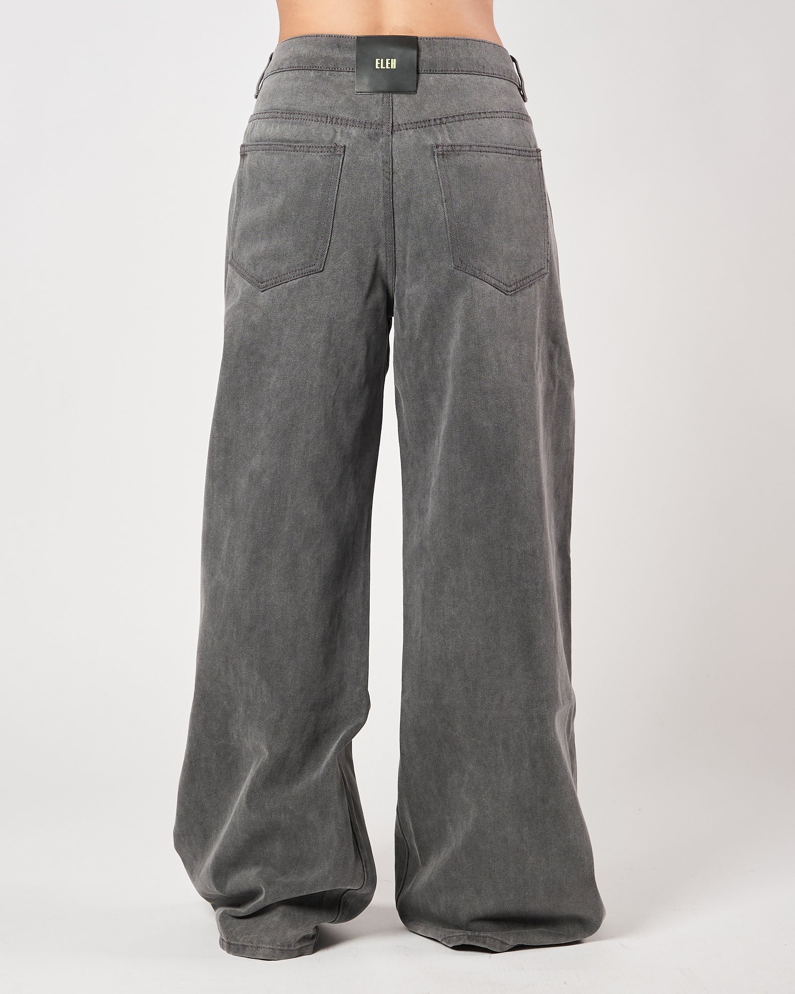 Jeans Eleh largo grigio scuro