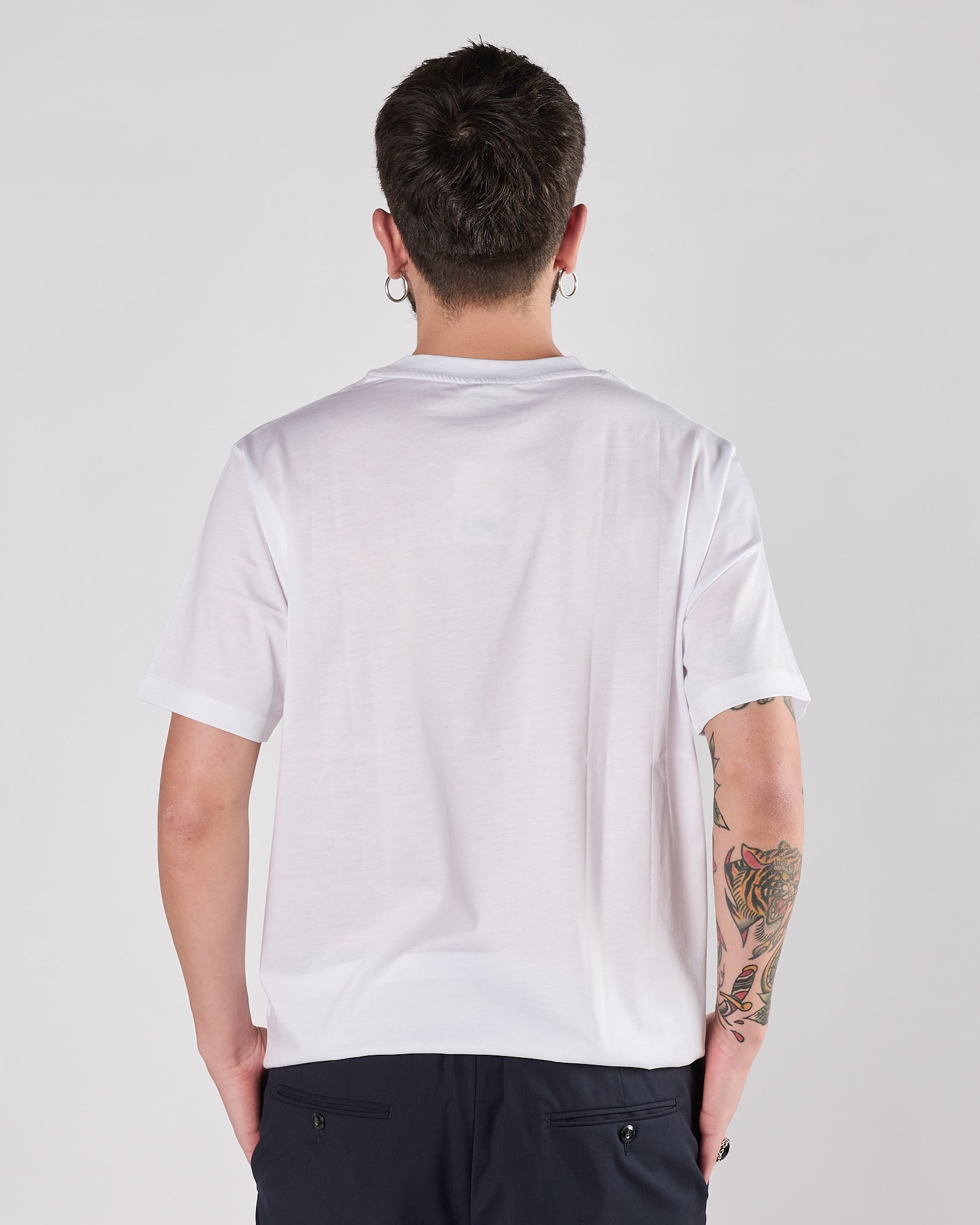 T-shirt Aimé regular tessuto modal bianco