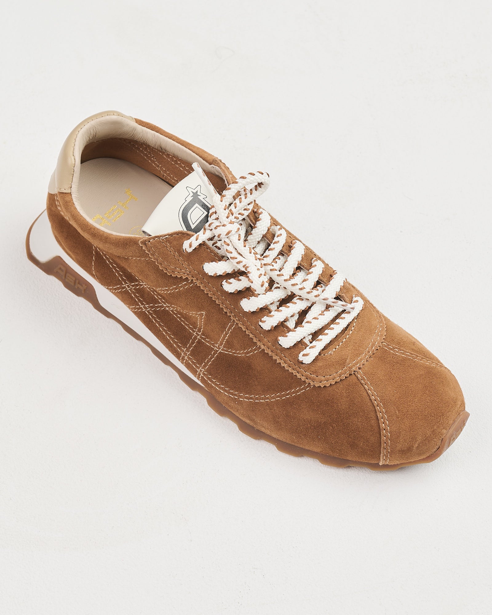 Sneaker Ash in suede cappuccino