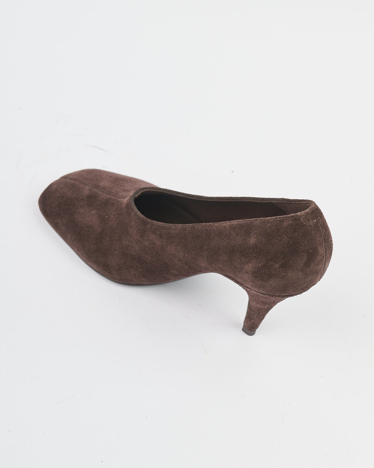 Scarpa Elana Iachi con tacco punta quadrata moro