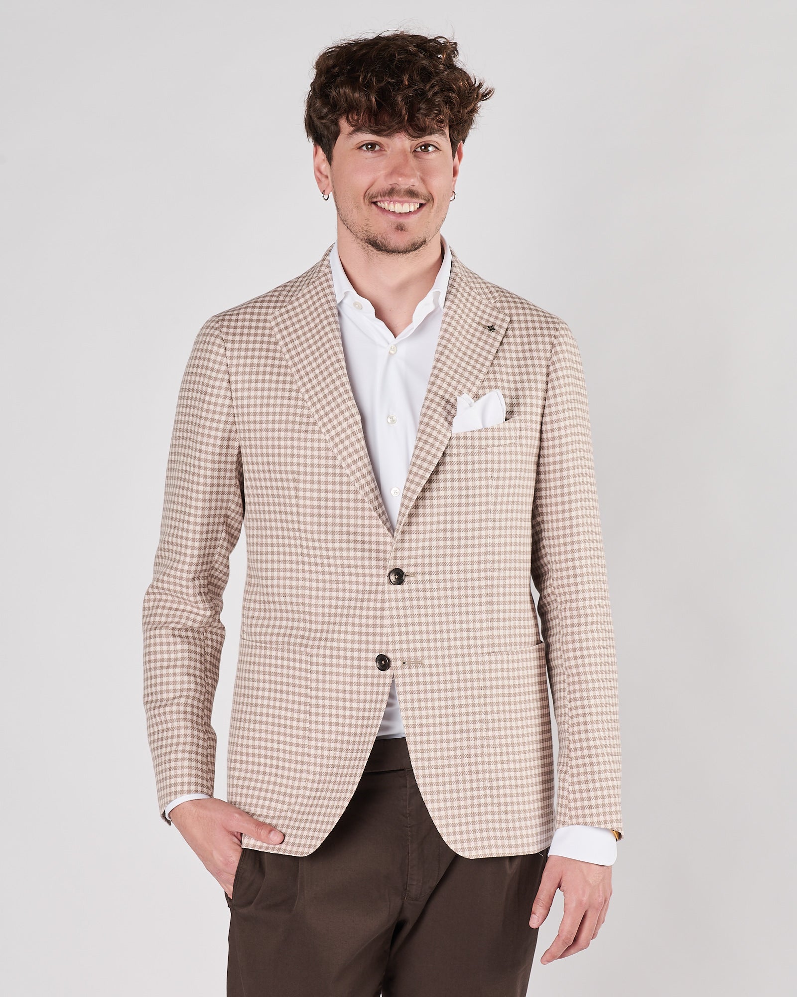 Giacca Tagliatore un petto fantasia a quadri