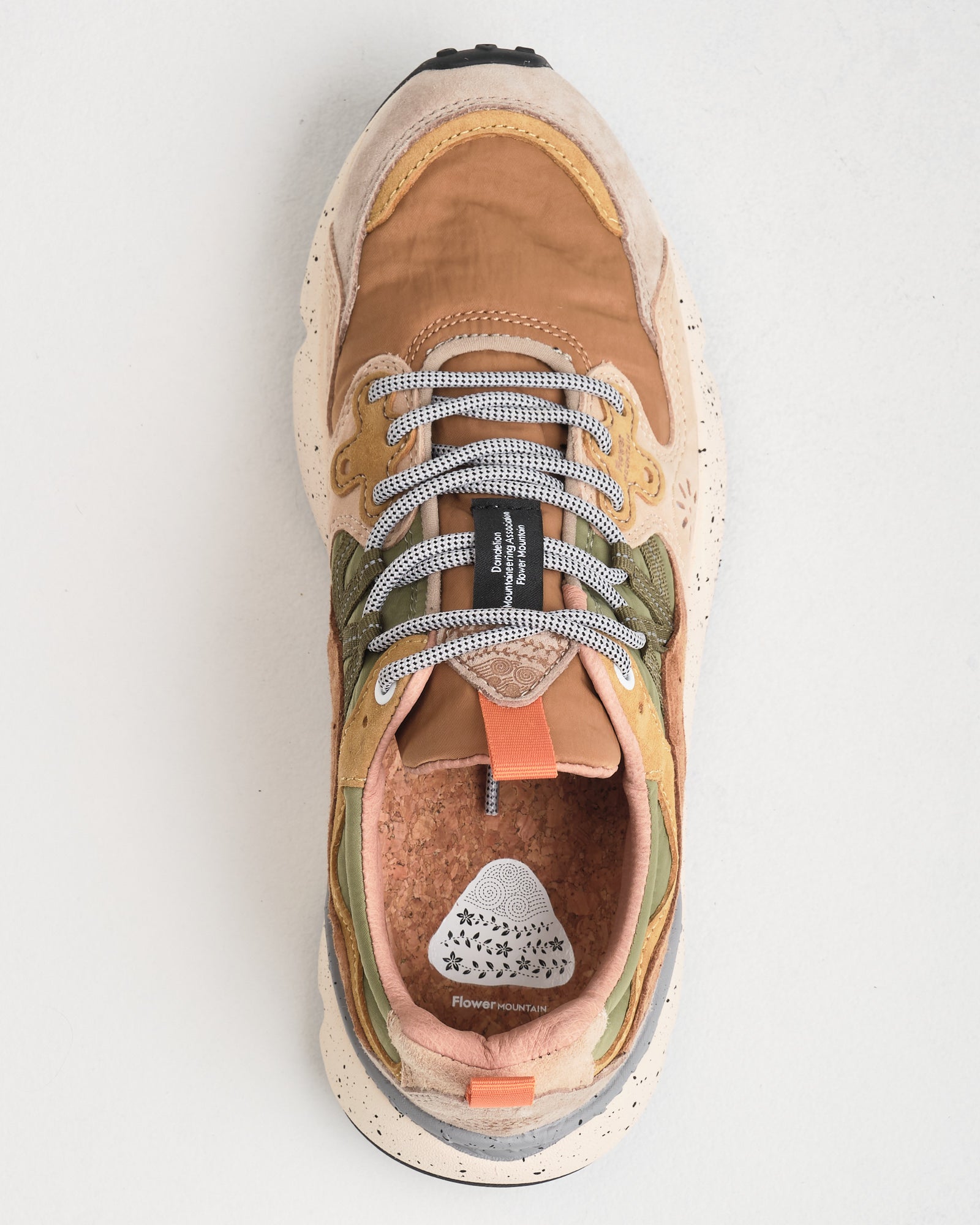 Sneaker Flower Mountain Grey-Light Brown-Beige