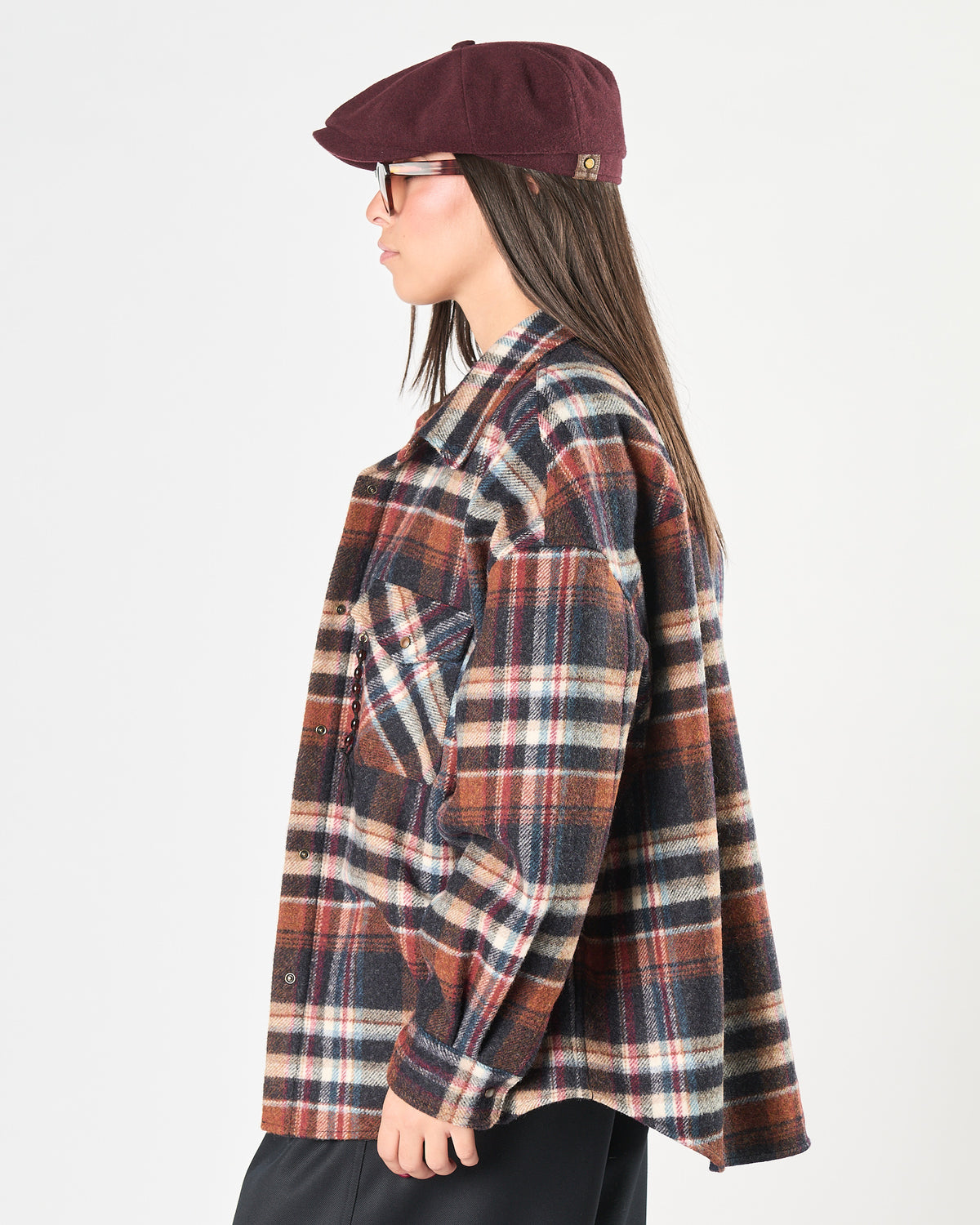 Camicia Bazar Deluxe a quadri in lana