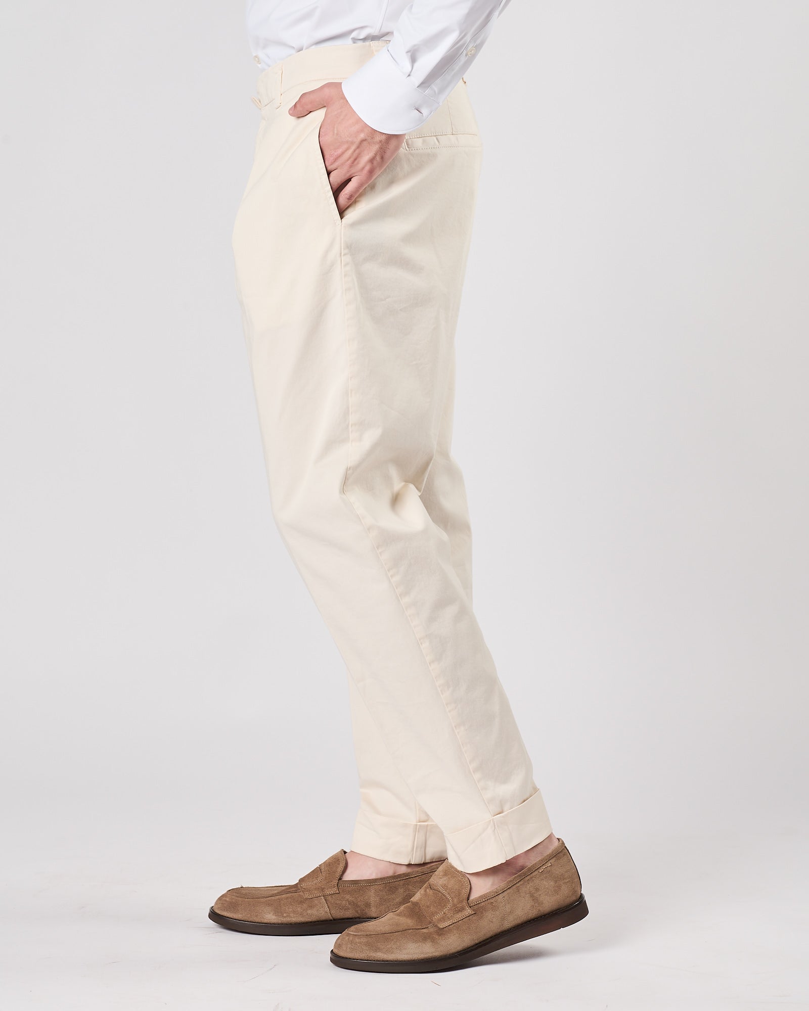 Pantalone Berwich una pence francese ecru