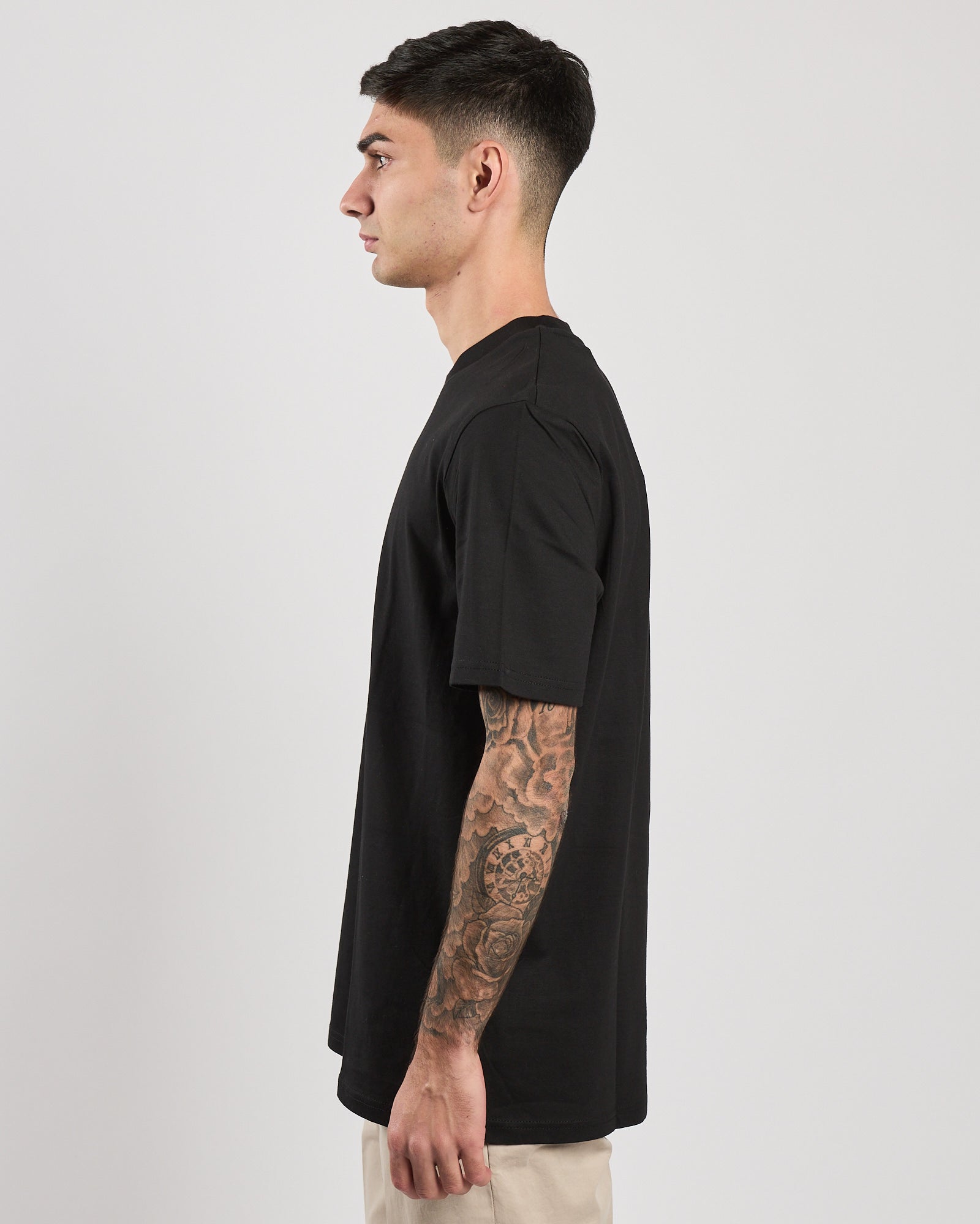 T-shirt A|STORE regular black