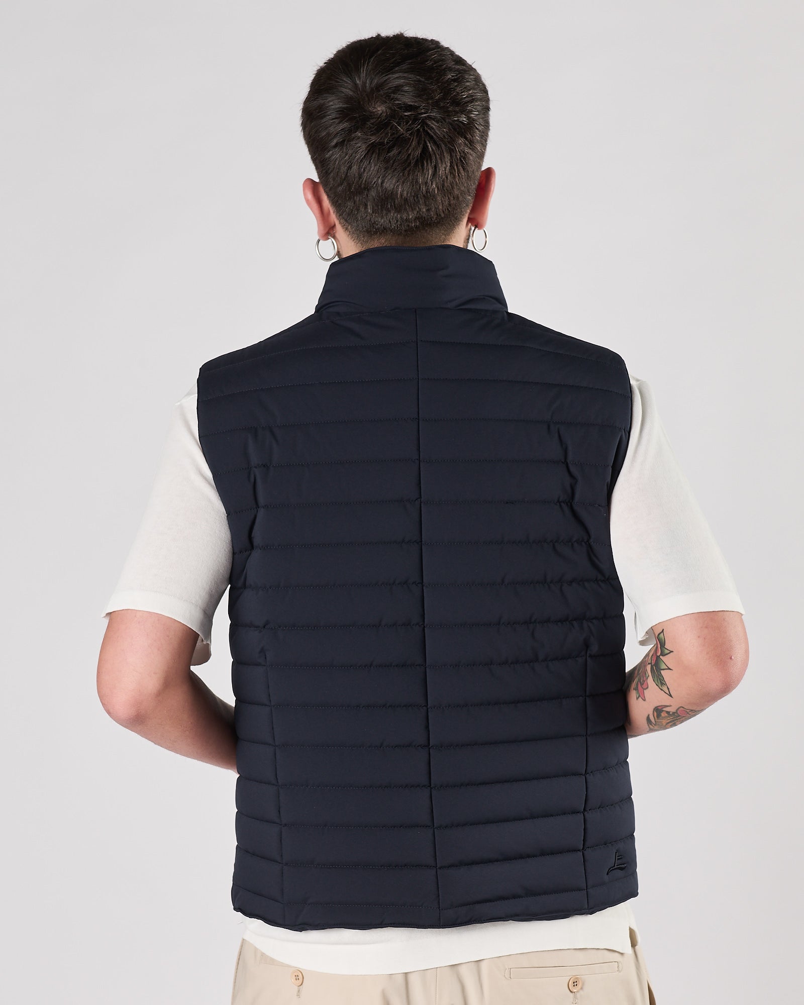 Gilet Onthebund con bottoni imbottito blu