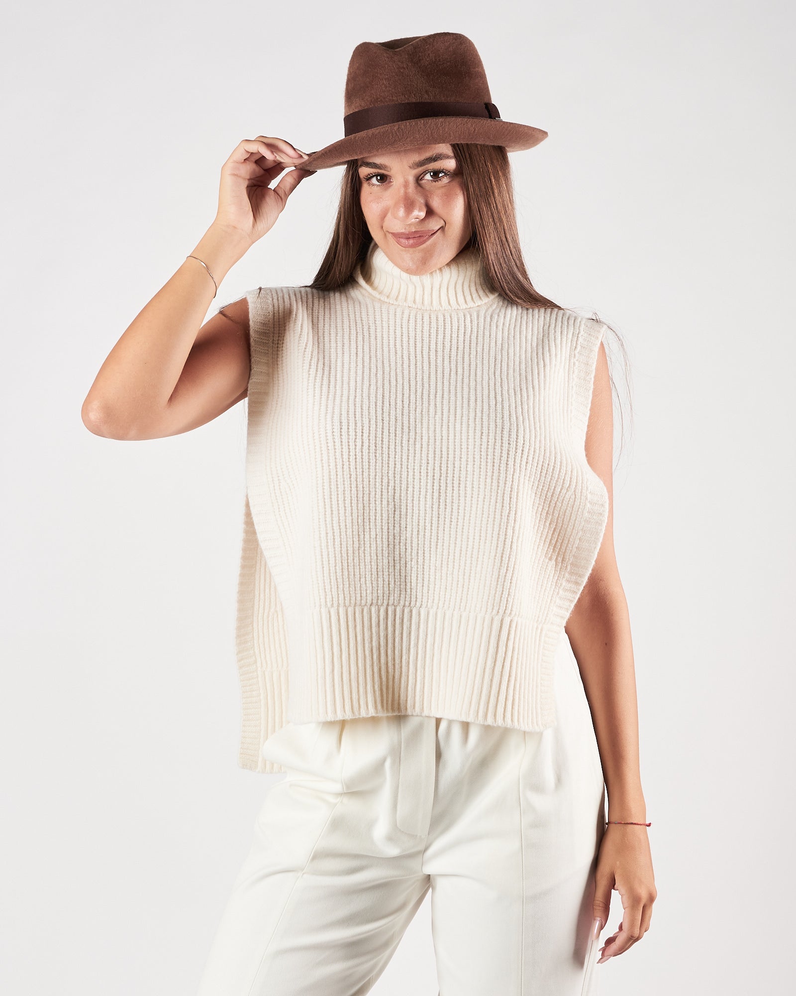 Maglia donna Davantino by sissiottostyle off white