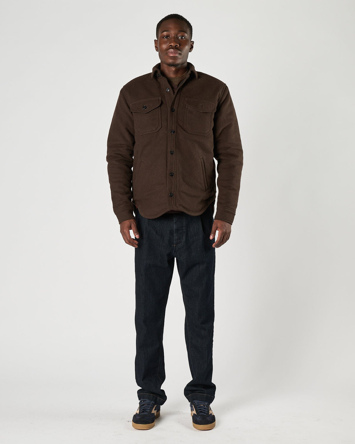 Giacca camicia Chesapeake's imbottita moro