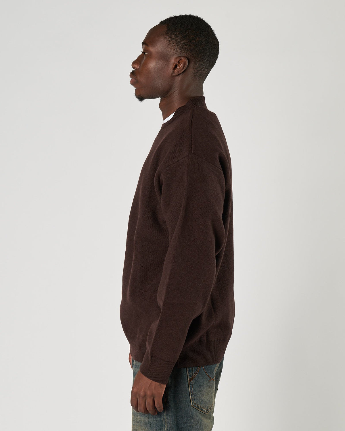 Maglia Daniele Fiesoli lana e cashmere moro