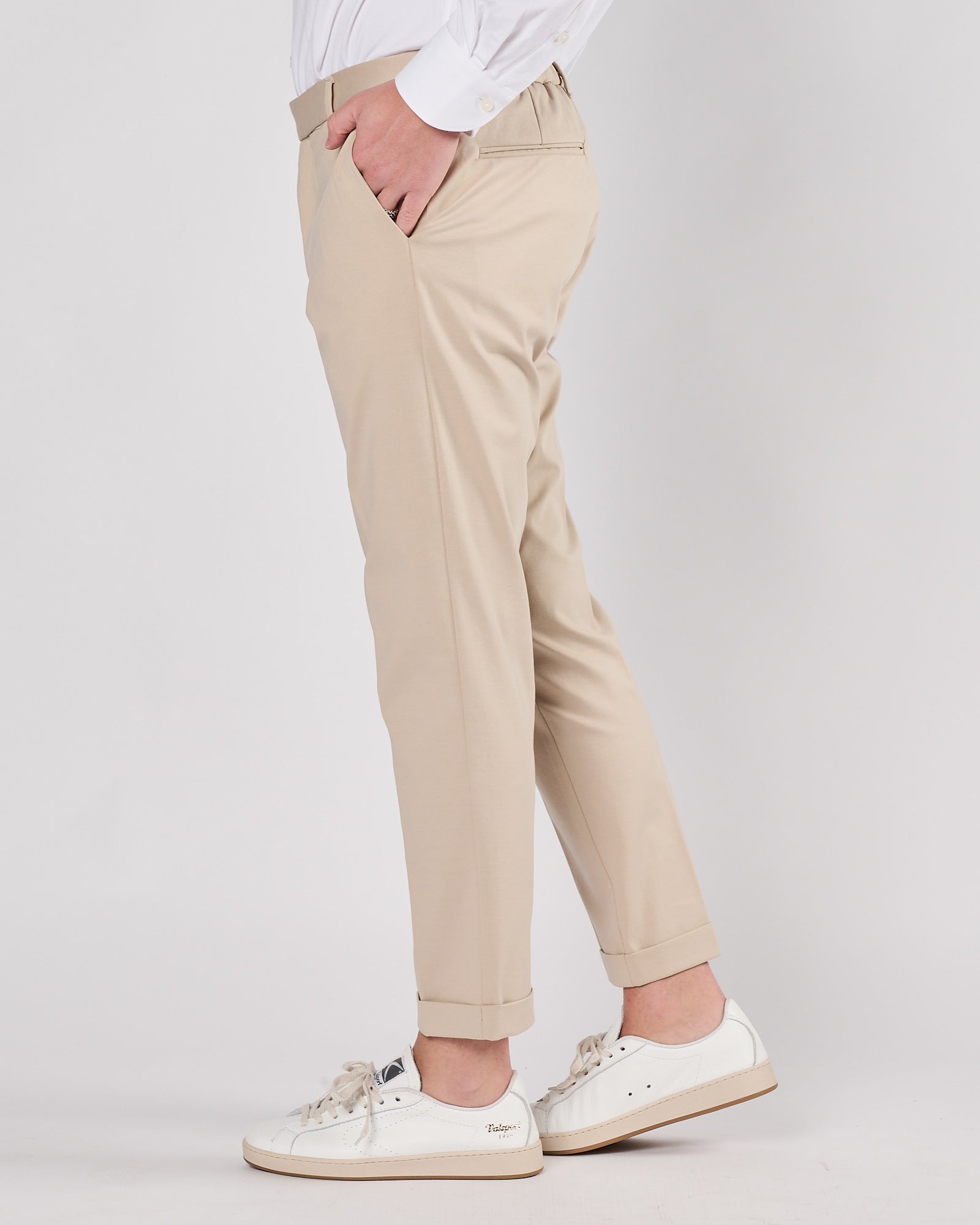 Pantalone Enjoy in jersey beige