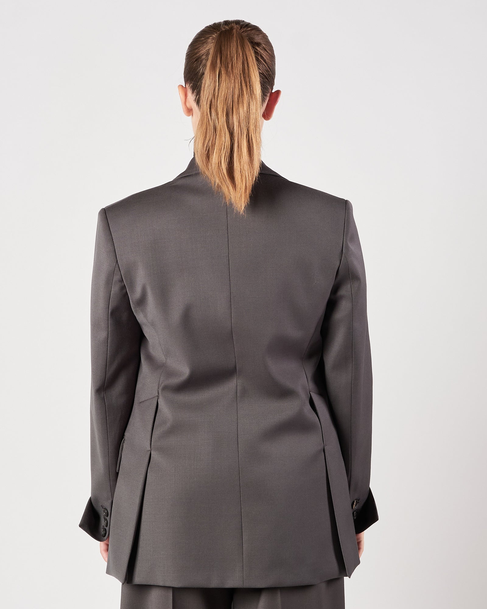 Giacca Tela9 doppio petto grigio scuro