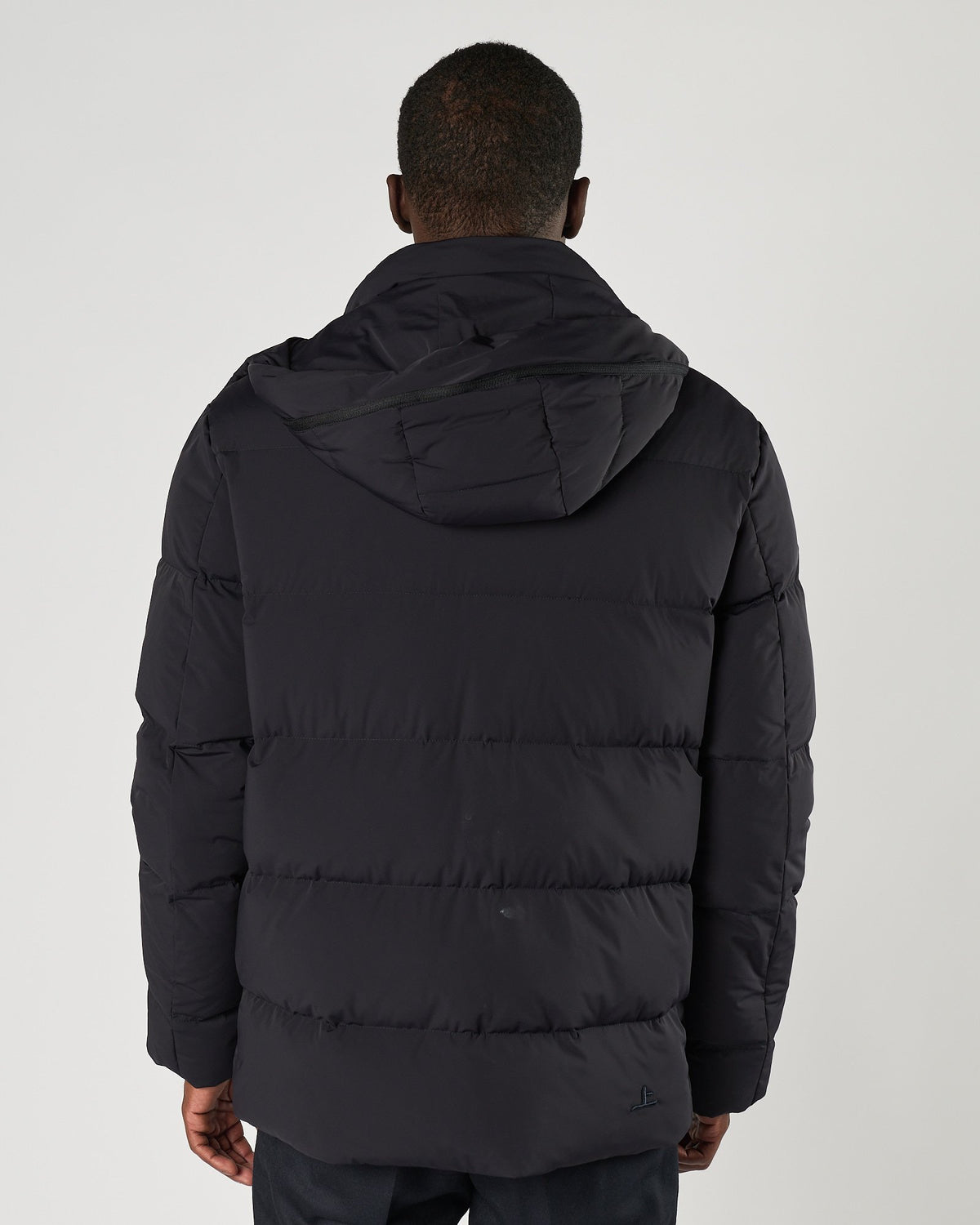 Piumino Onthebund medio lungo dark blu