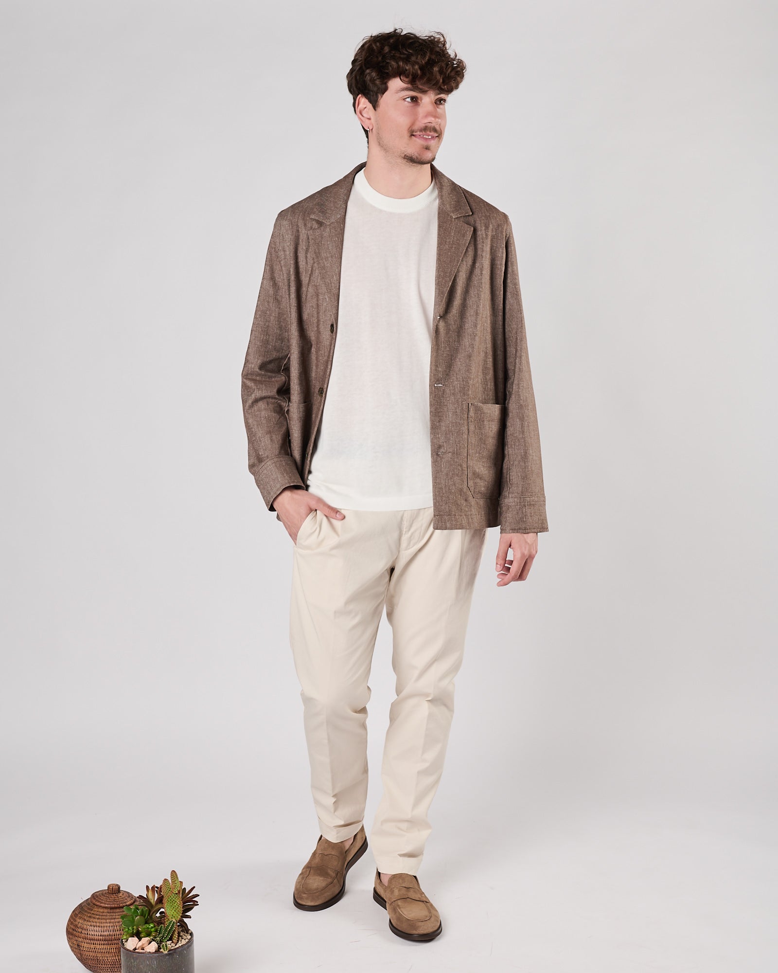 Giacca Camicia Aimé cacao