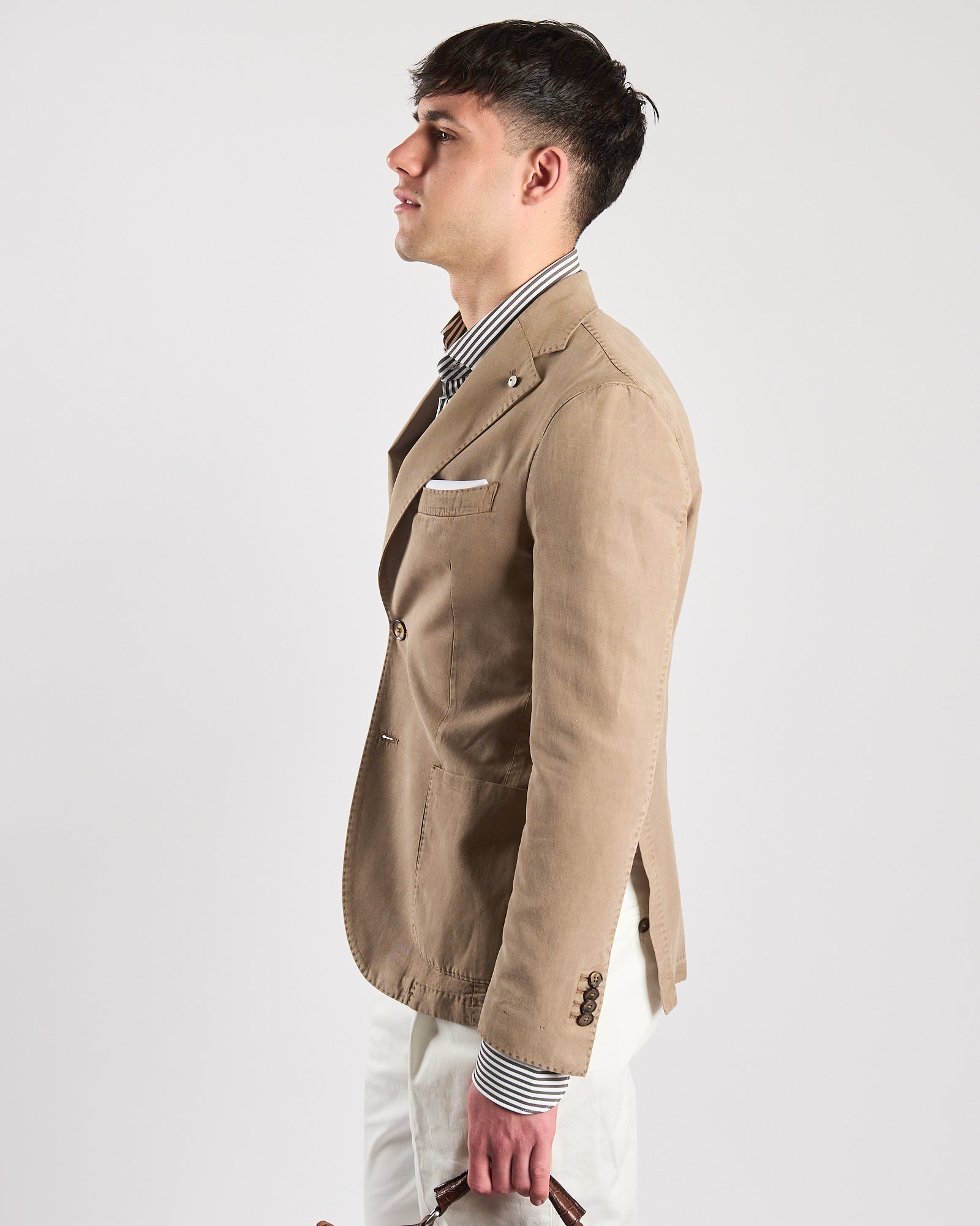 Giacca Lbm1911 un petto sabbia